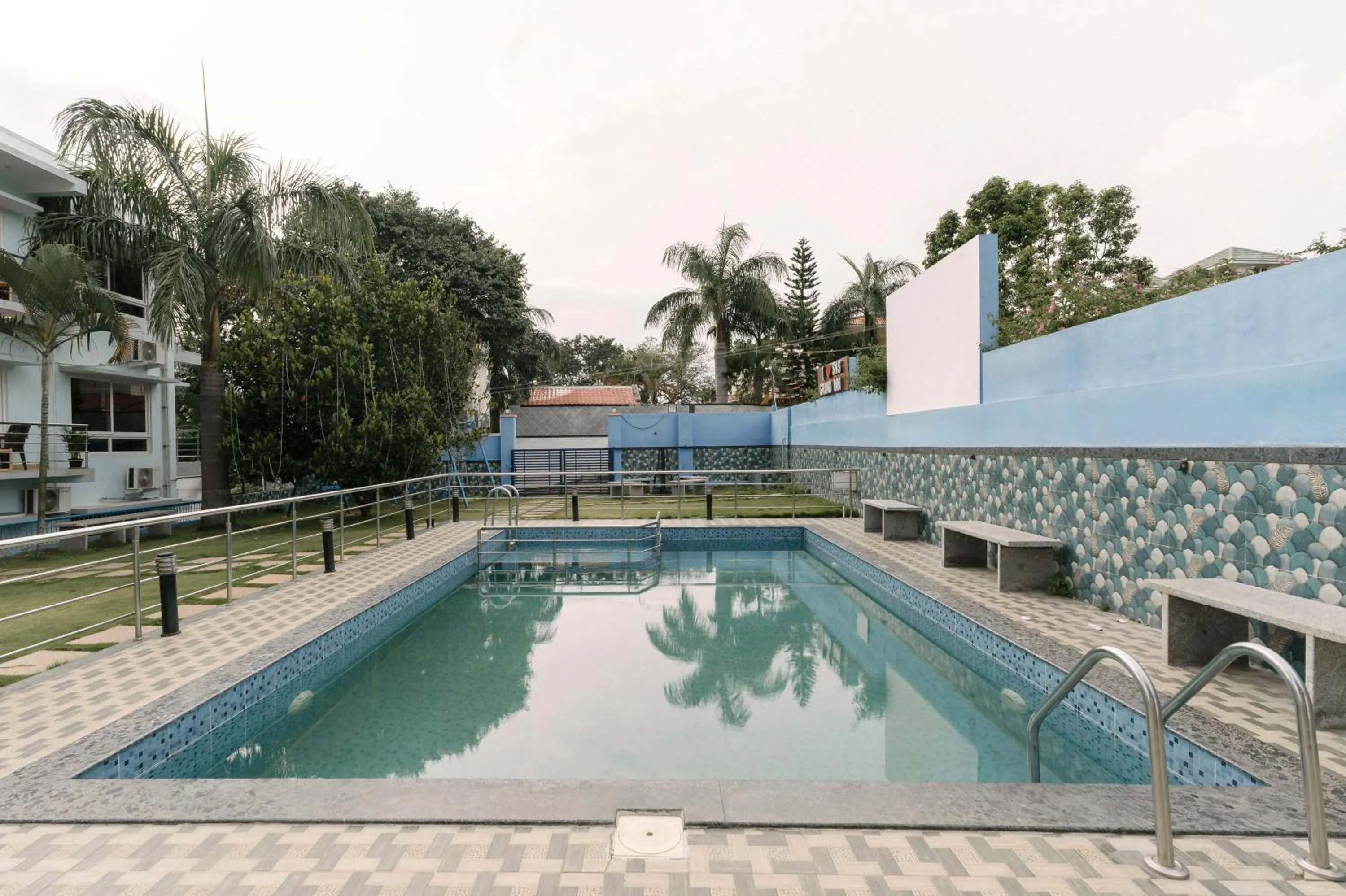 Swimming pool in Treebo SNS Grand Inn With Swimming Pool