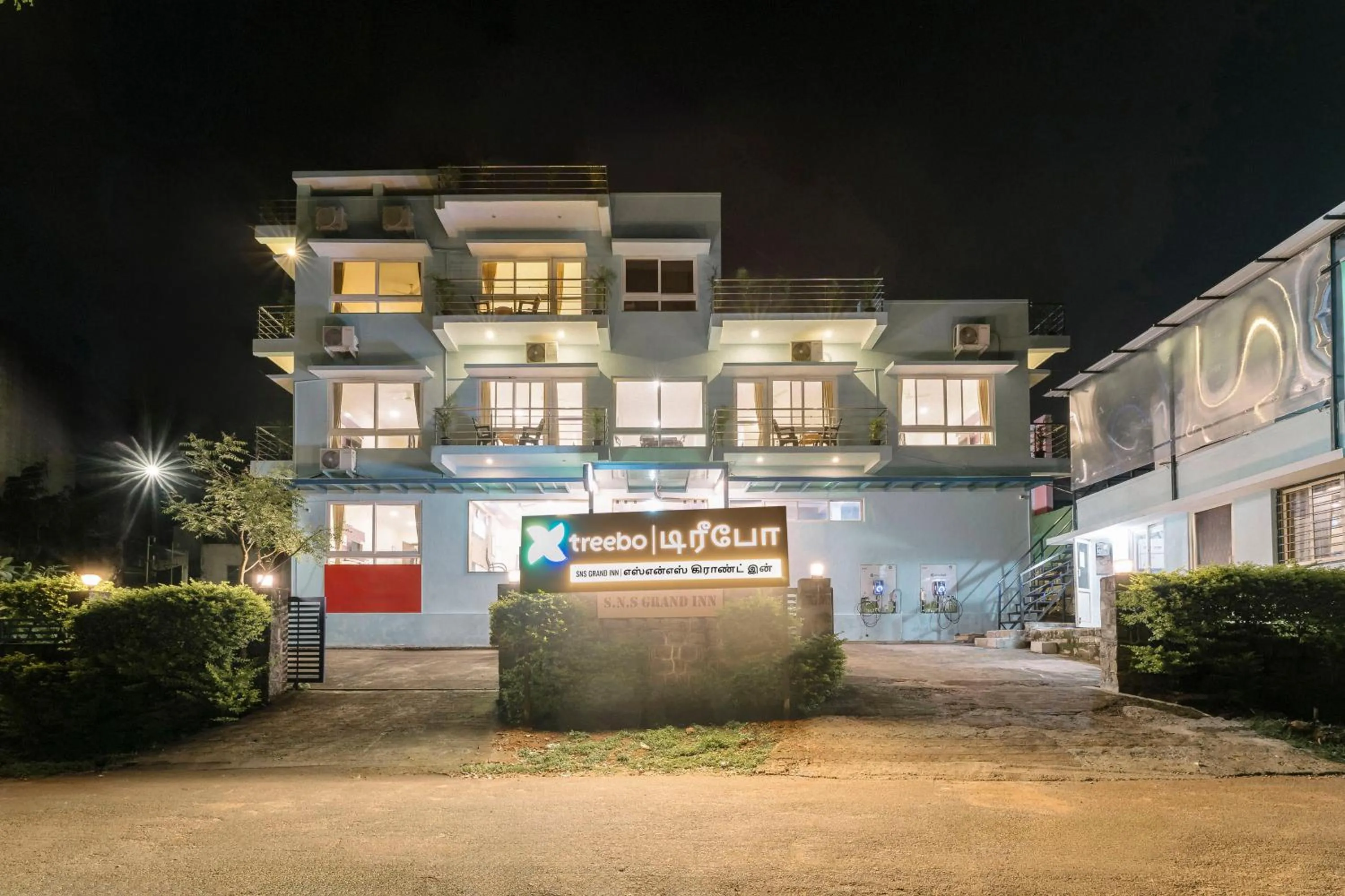 Property building in Treebo SNS Grand Inn With Swimming Pool