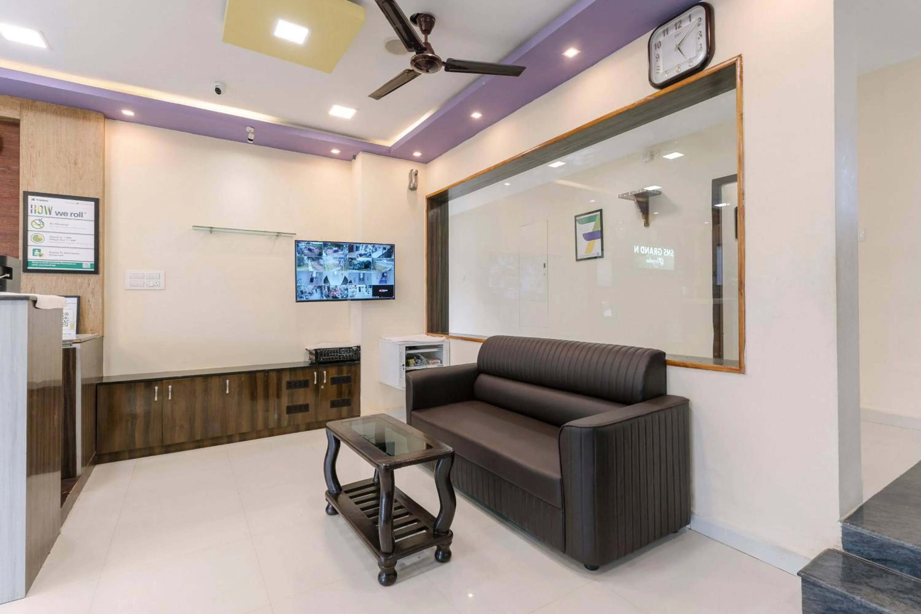 Seating area in Treebo SNS Grand Inn With Swimming Pool