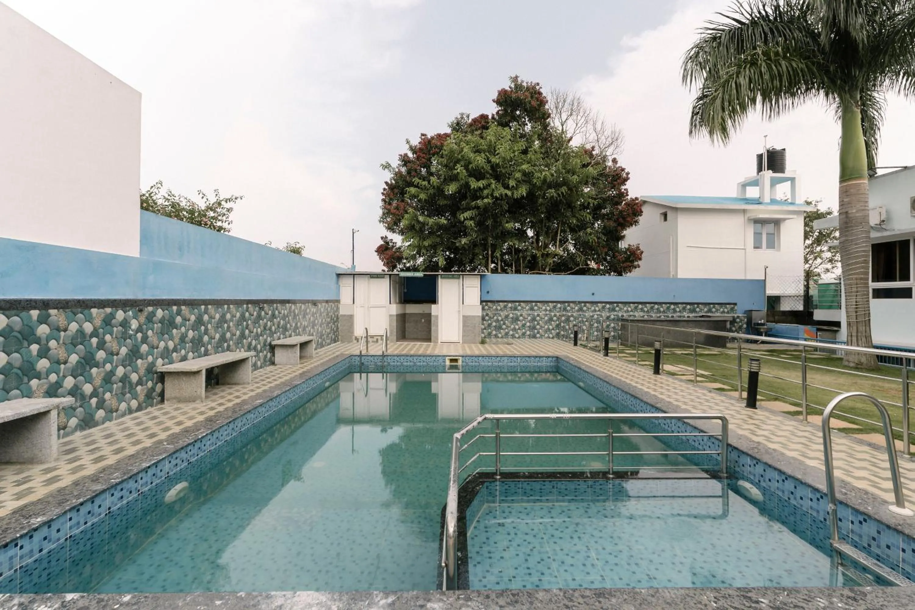 Swimming pool in Treebo SNS Grand Inn With Swimming Pool