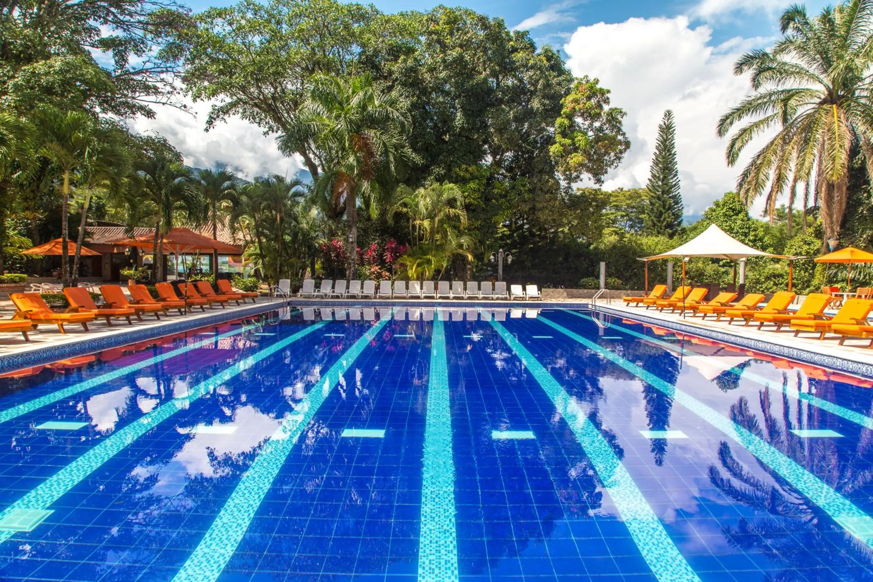 Swimming pool in Hotel del Llano