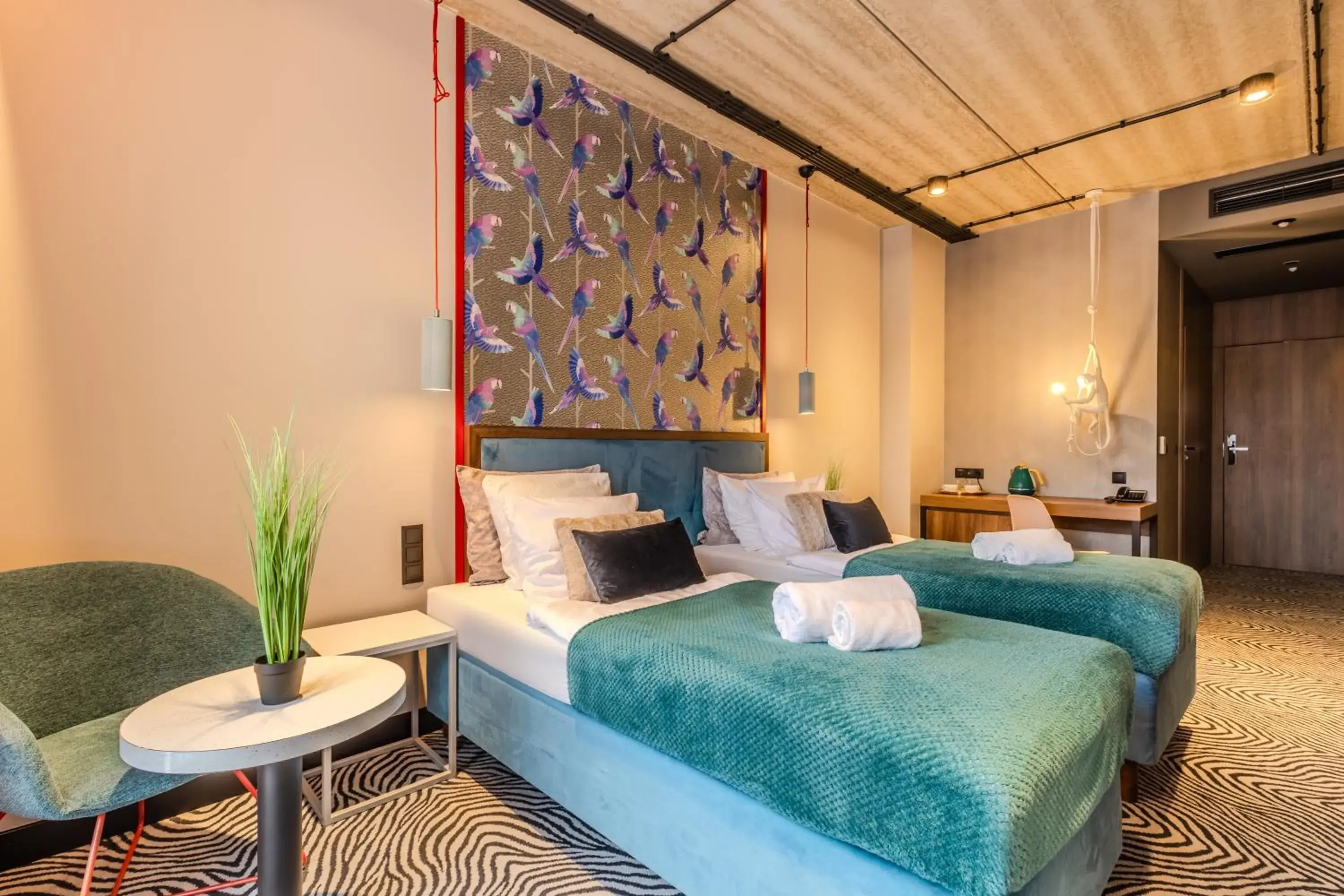 Deluxe Twin Room - single occupancy in Hotel Zoo by Afrykarium Wroclaw Deluxe Twin Room - single occupancy in Hotel Zoo by Afrykarium Wroclaw