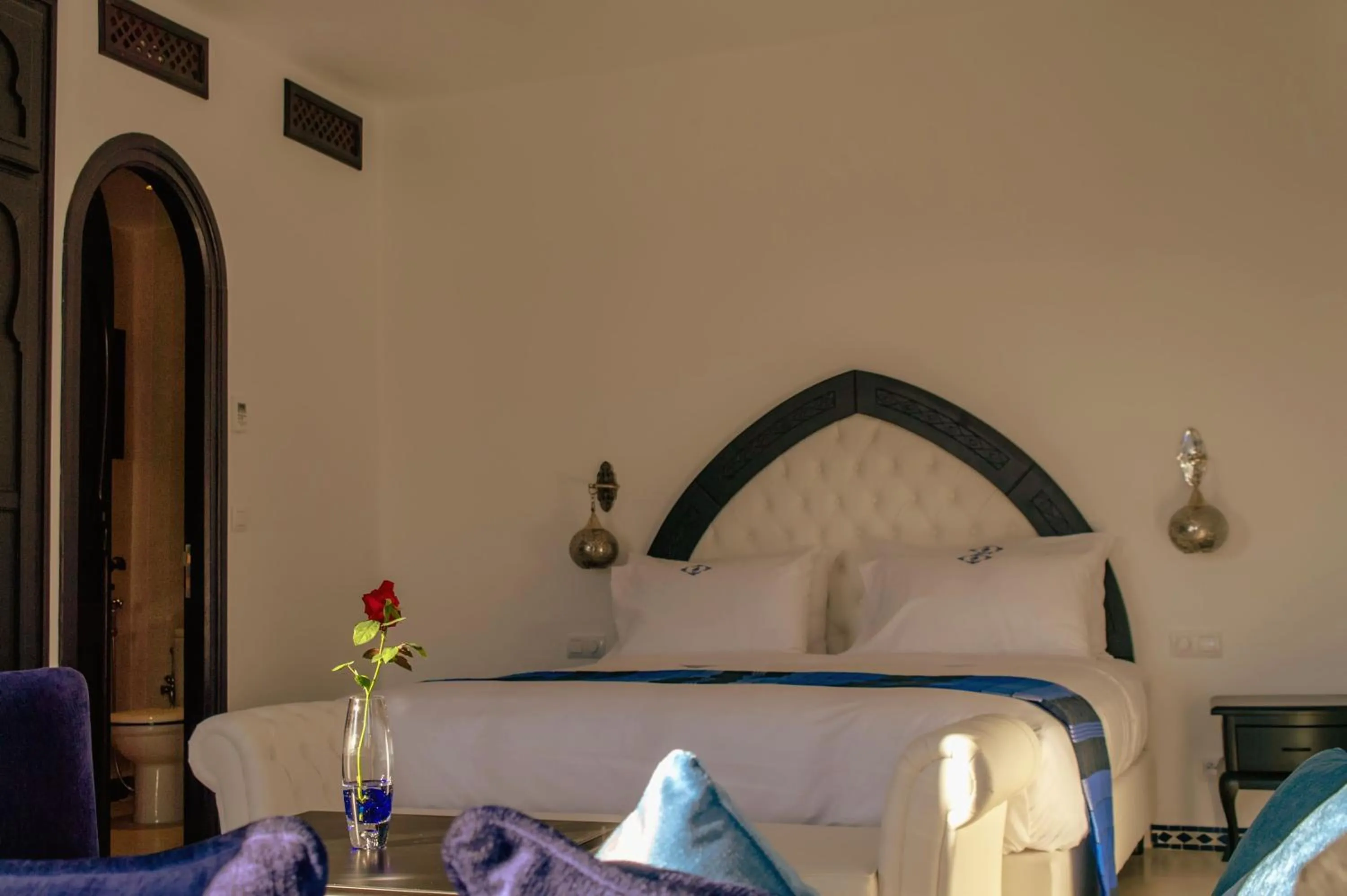 Bed in Lina Ryad & Spa