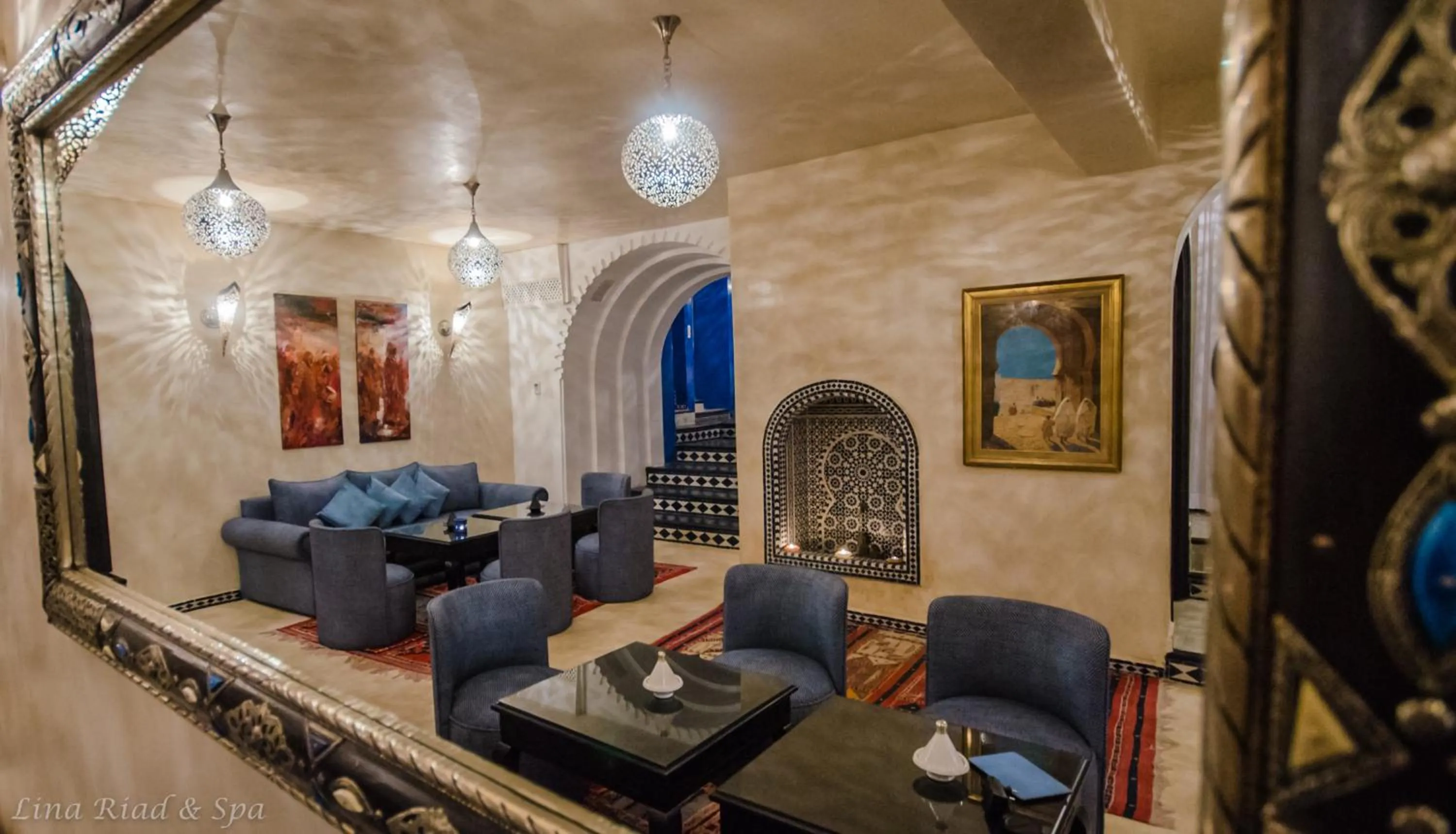 Lounge or bar in Lina Ryad & Spa