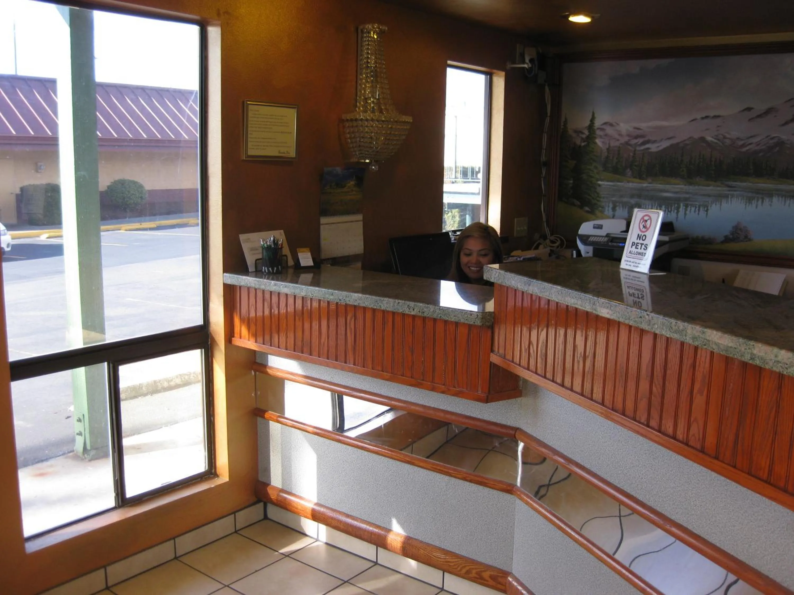 Lobby or reception in Sunrise Inn