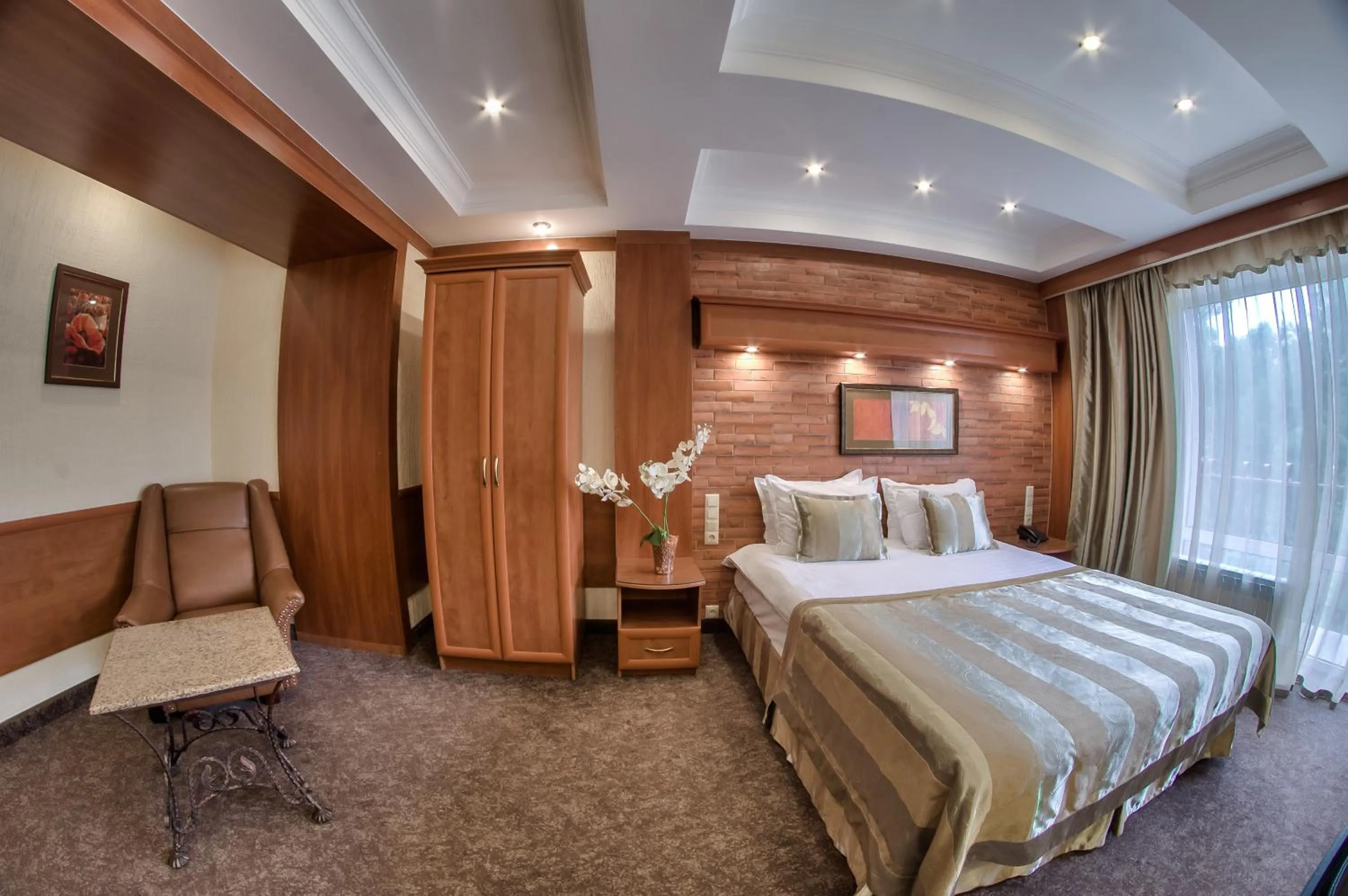 Property building, Bed in Hotel Uyut Almaty