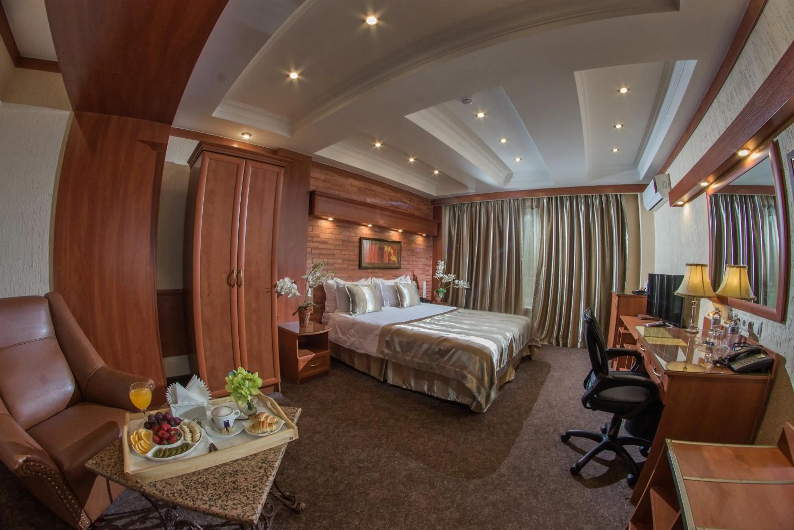 Food and drinks, Bed in Hotel Uyut Almaty