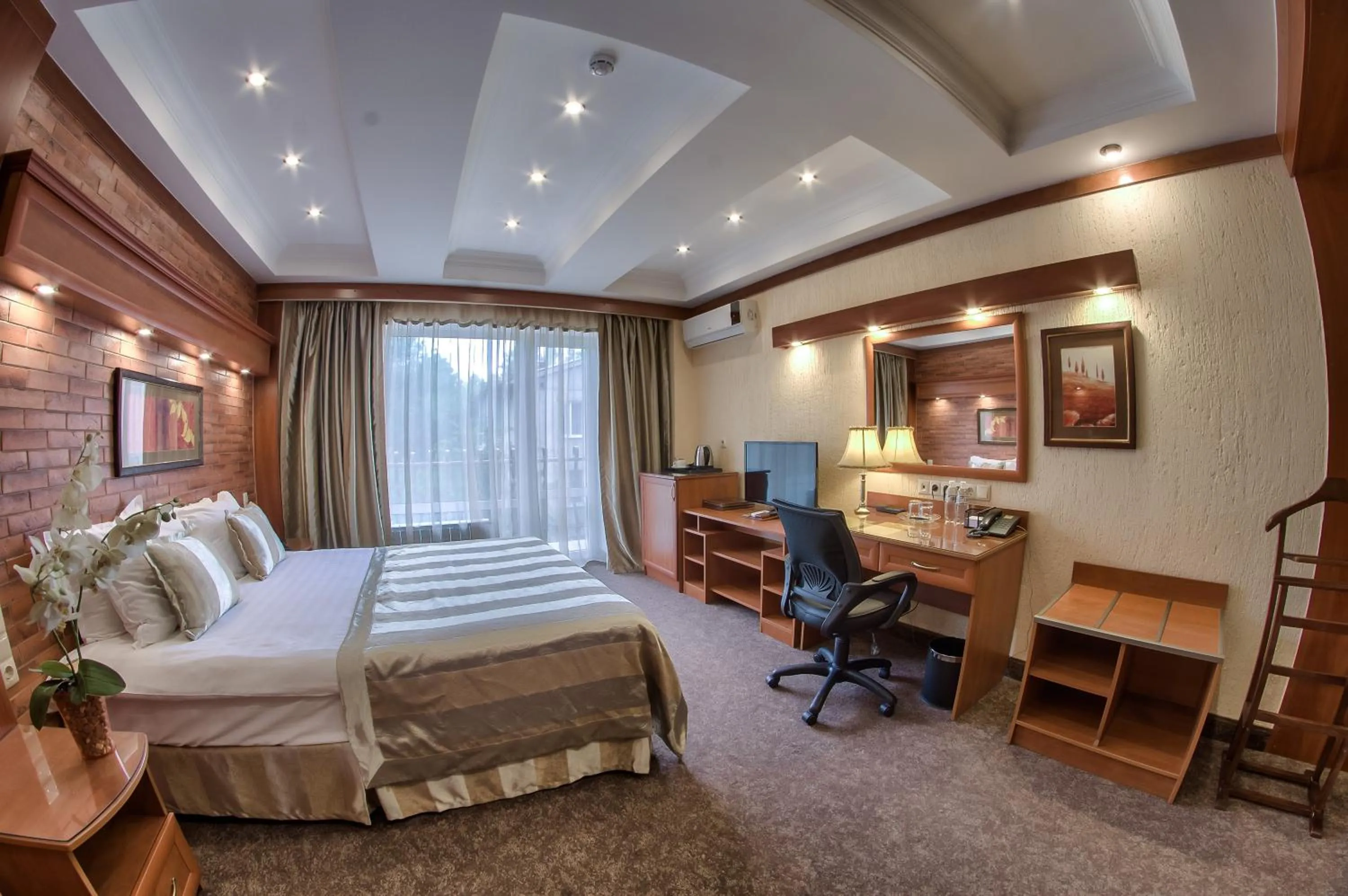 Photo of the whole room, Bed in Hotel Uyut Almaty