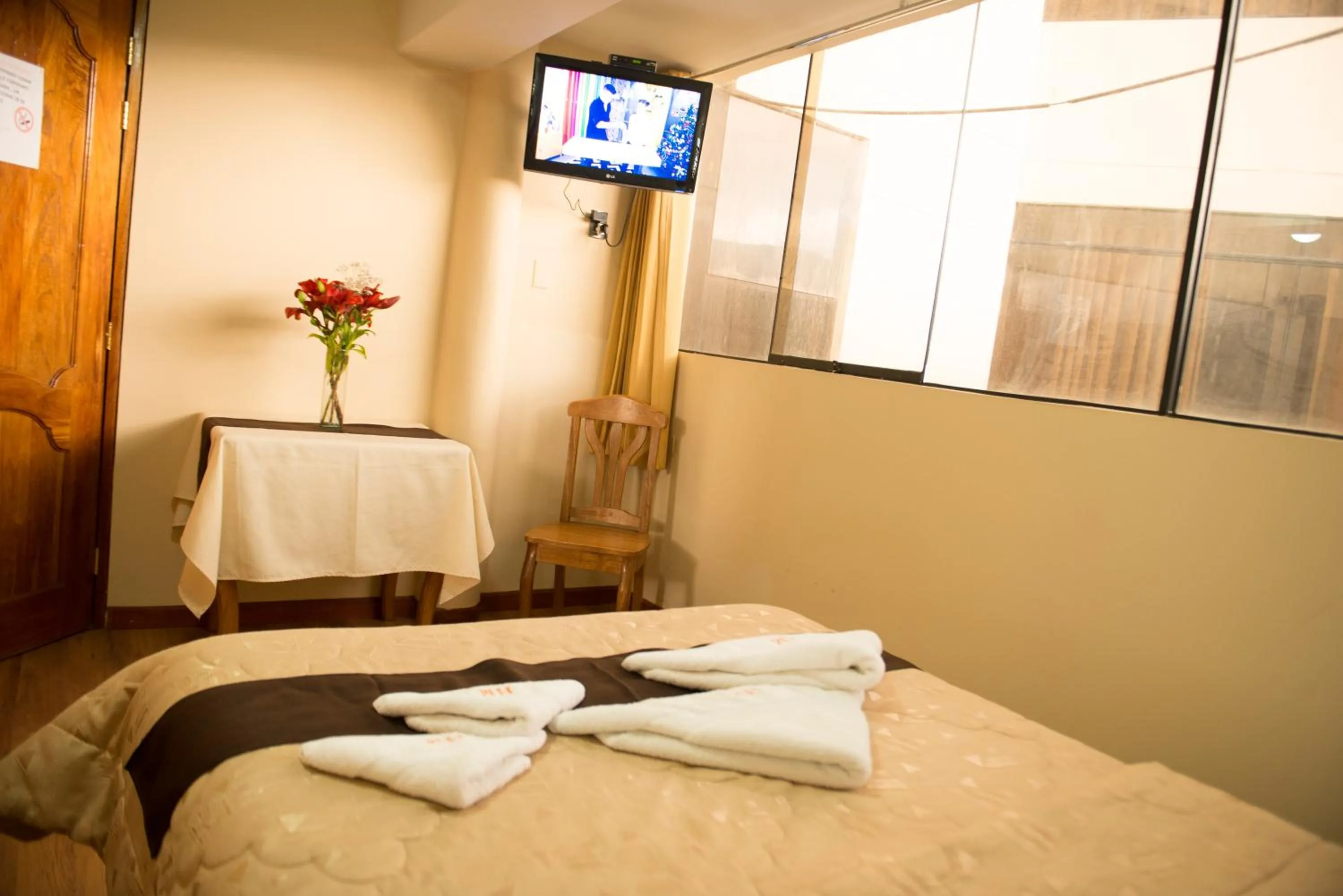 Bed in Hotel Melanys