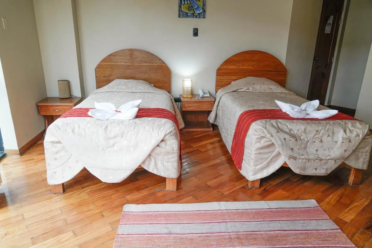 Bed in Hotel Melanys