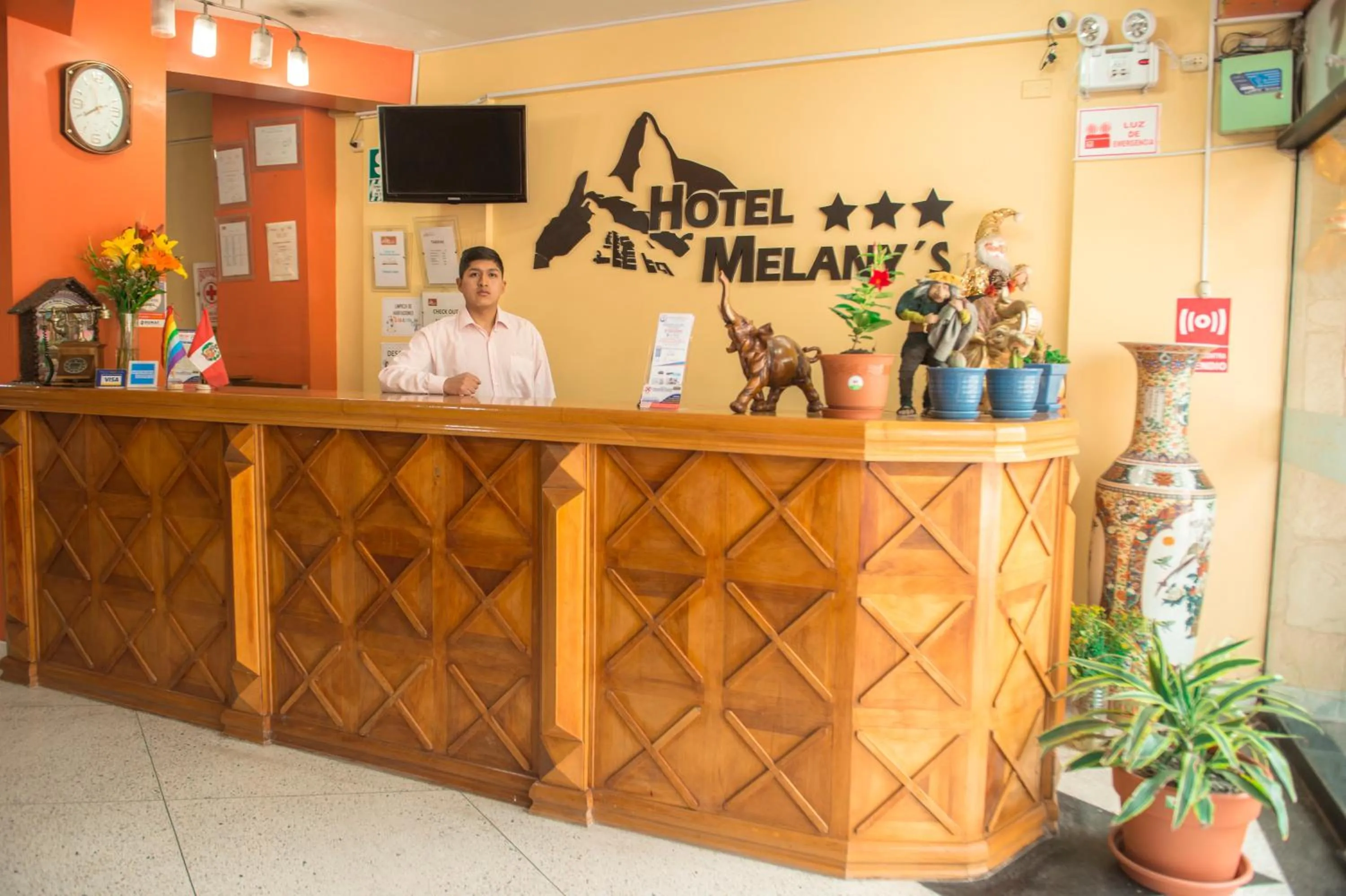 Lobby or reception in Hotel Melanys