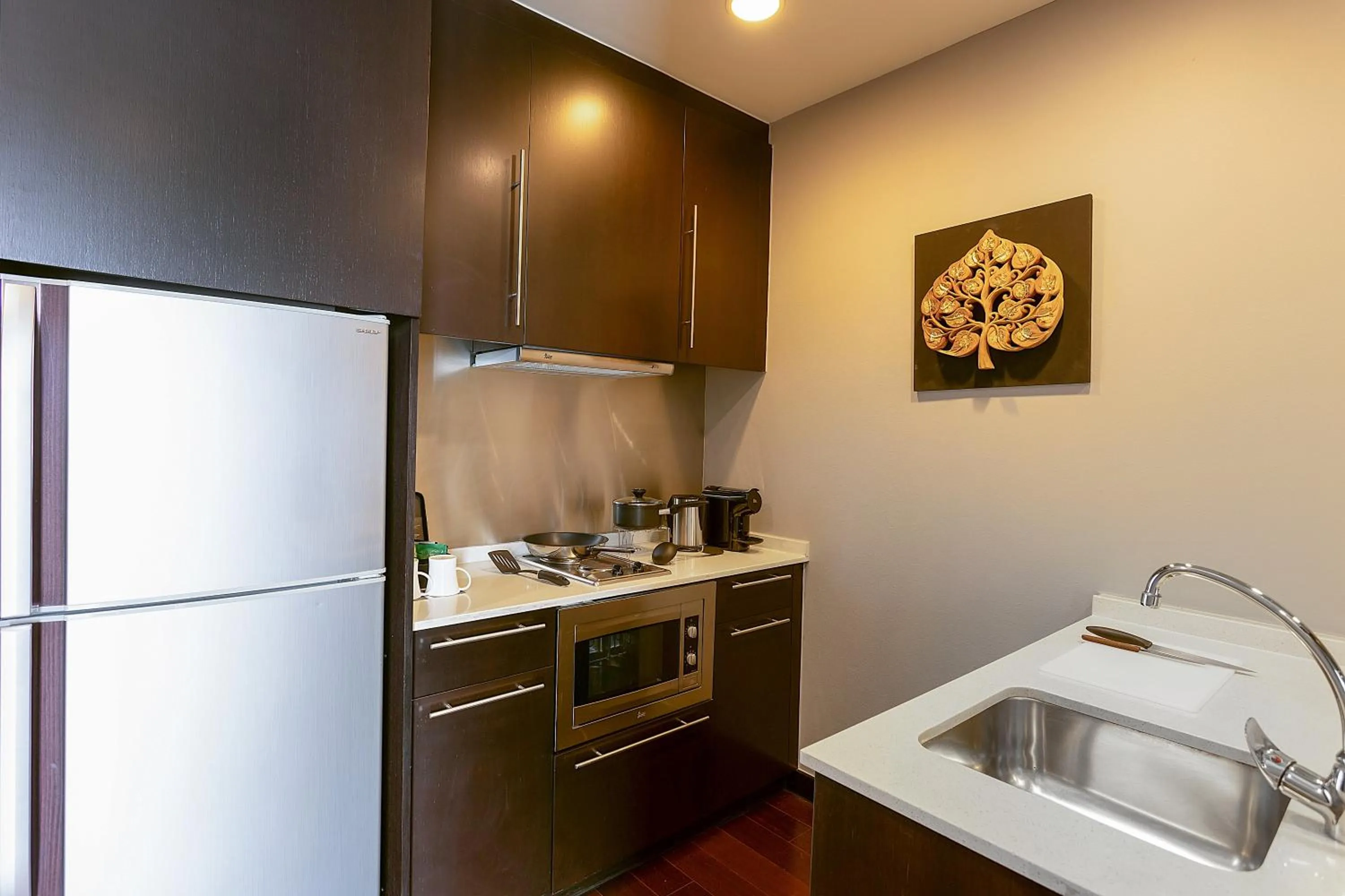 Kitchen or kitchenette in Chatrium Hotel Riverside Bangkok