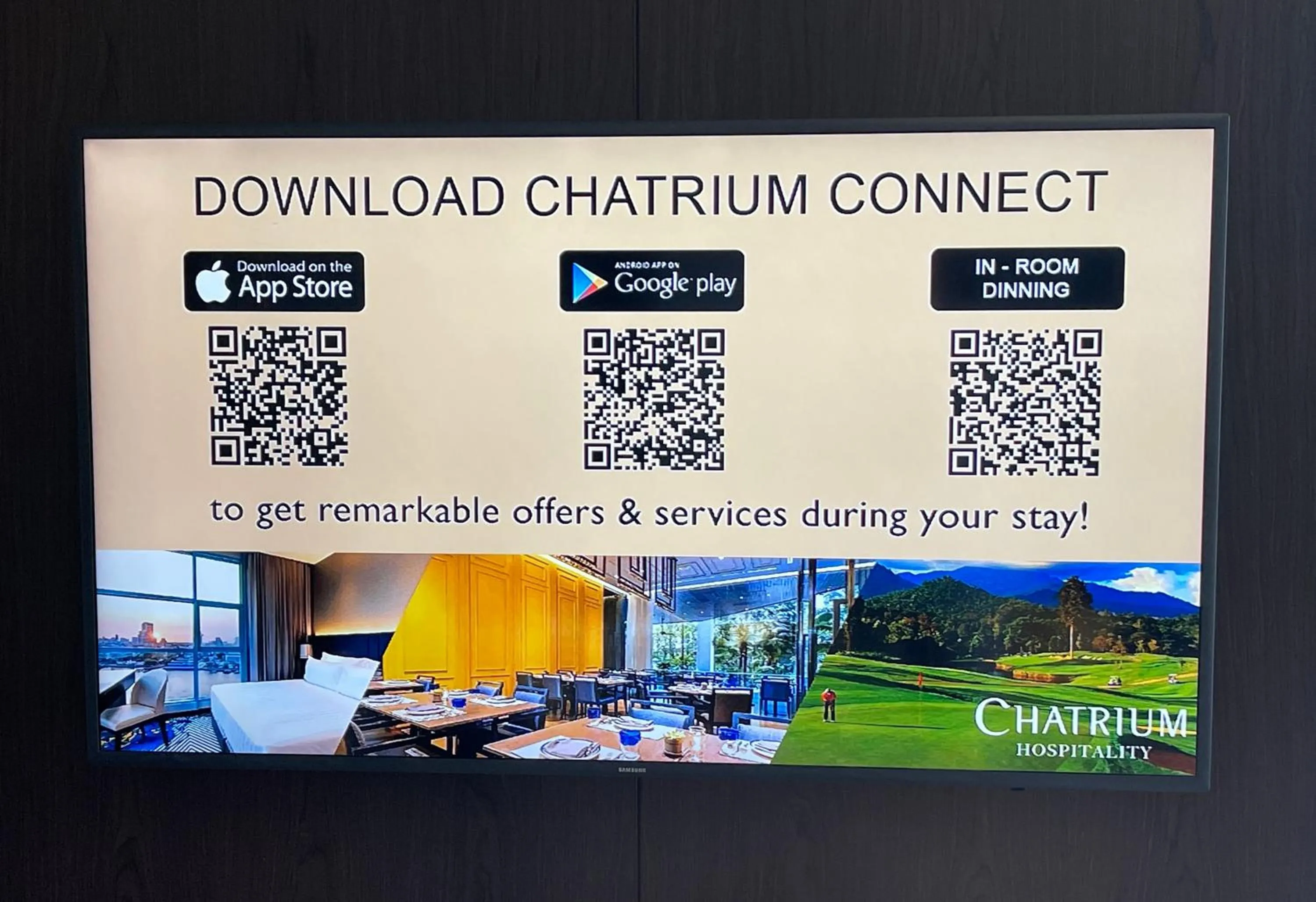 TV and multimedia in Chatrium Hotel Riverside Bangkok