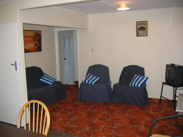 Seating area in Glow Worm Motel