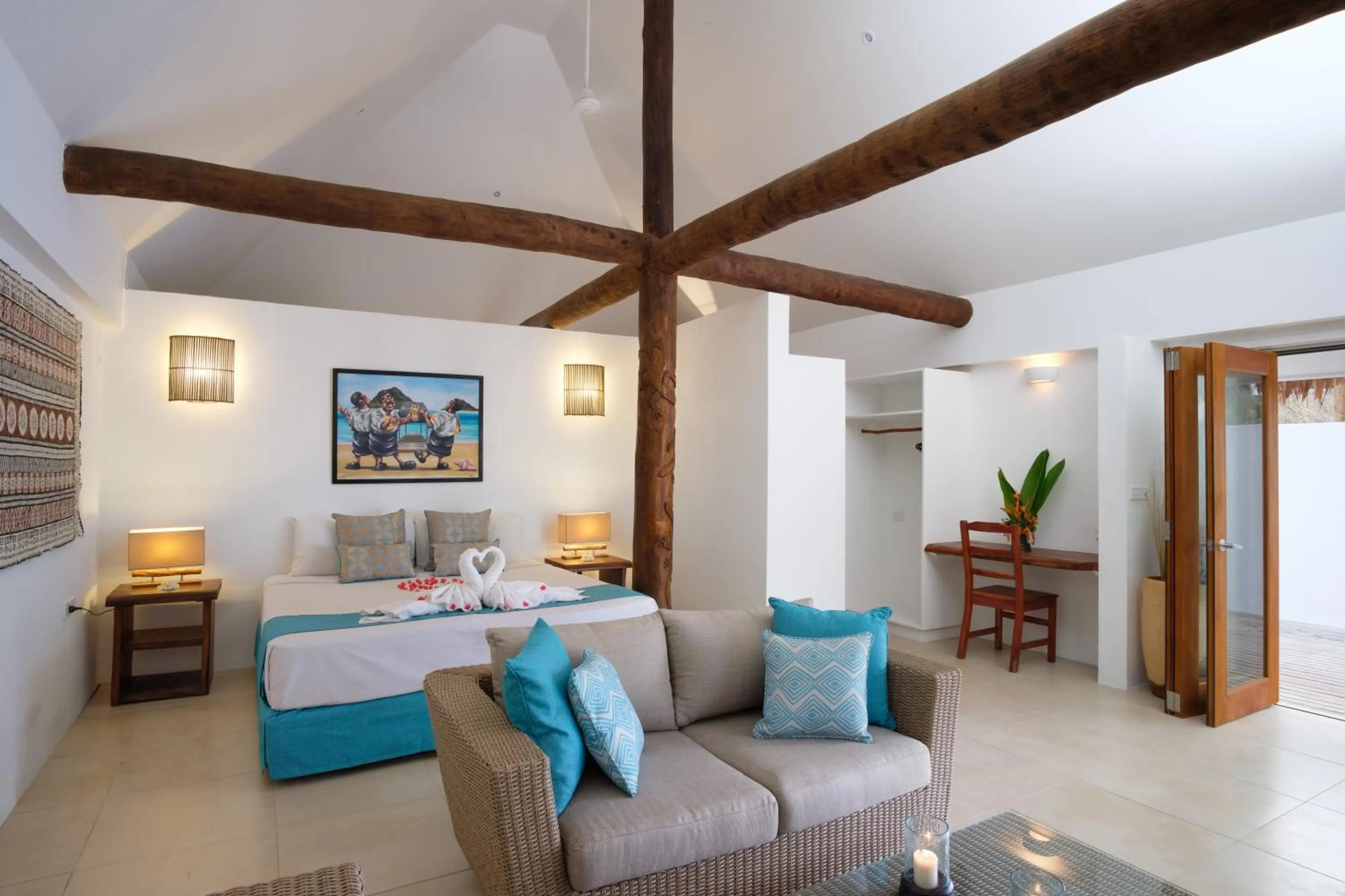 Bed in Tropica Island Resort-Adults Only