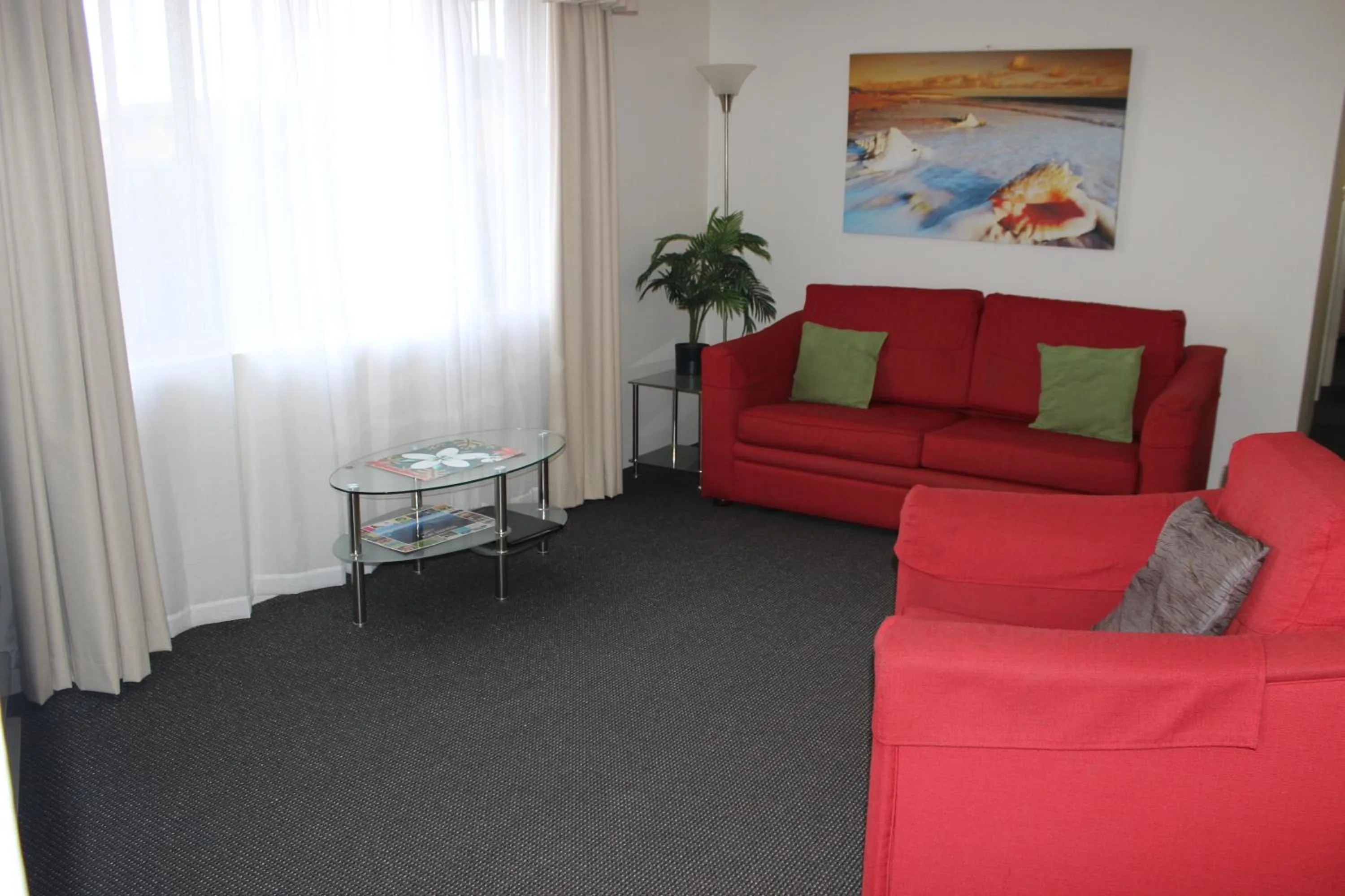 Living room in Beaches Serviced Apartments