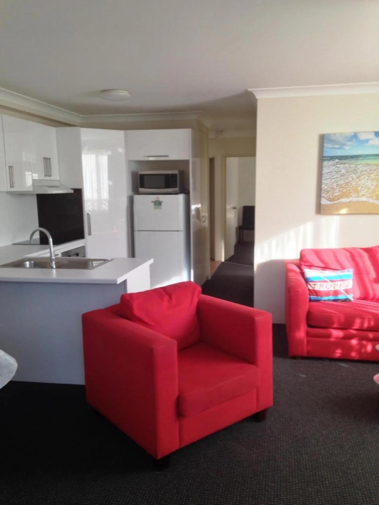 Kitchen or kitchenette in Beaches Serviced Apartments