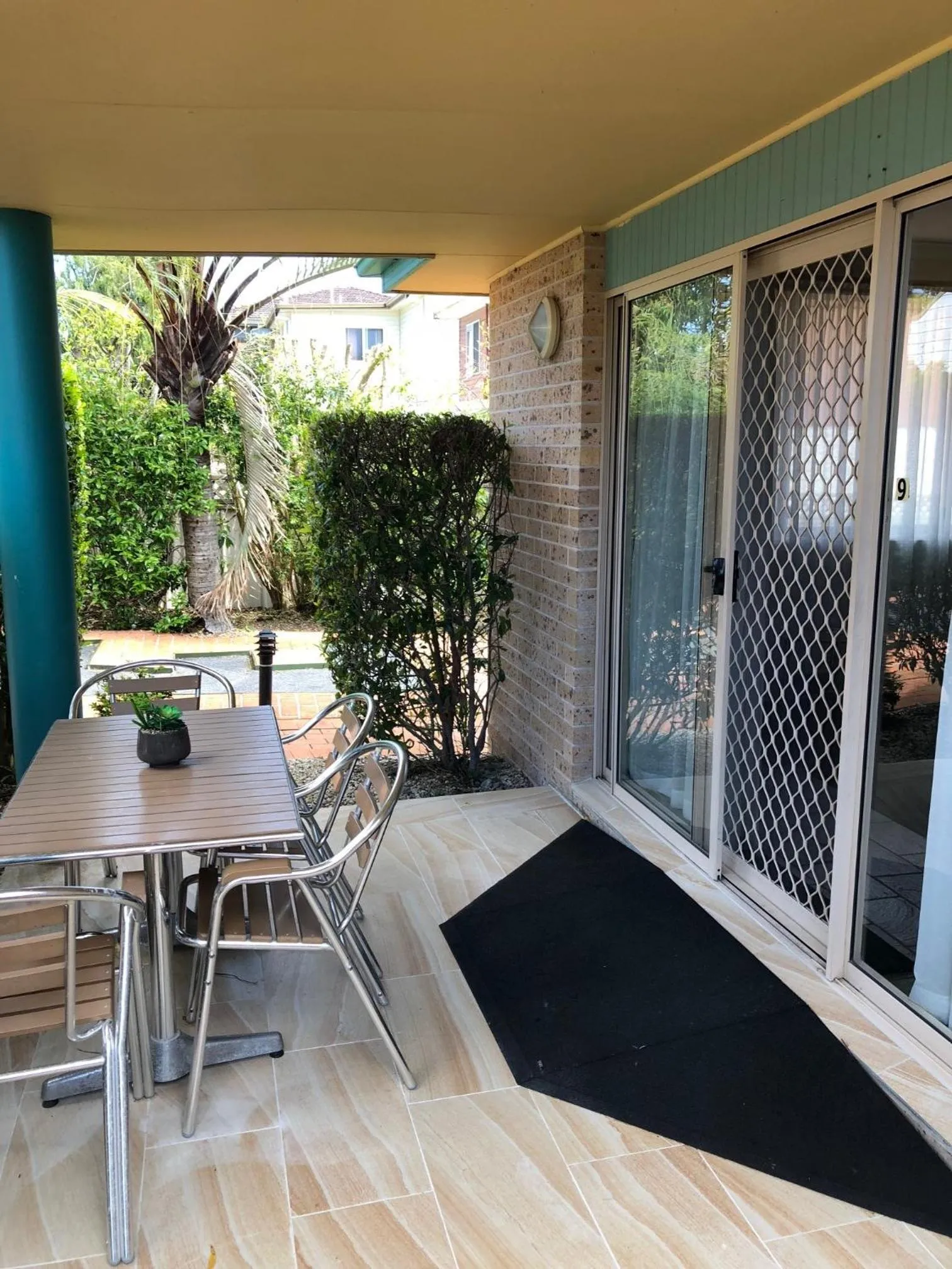 Patio in Beaches Serviced Apartments