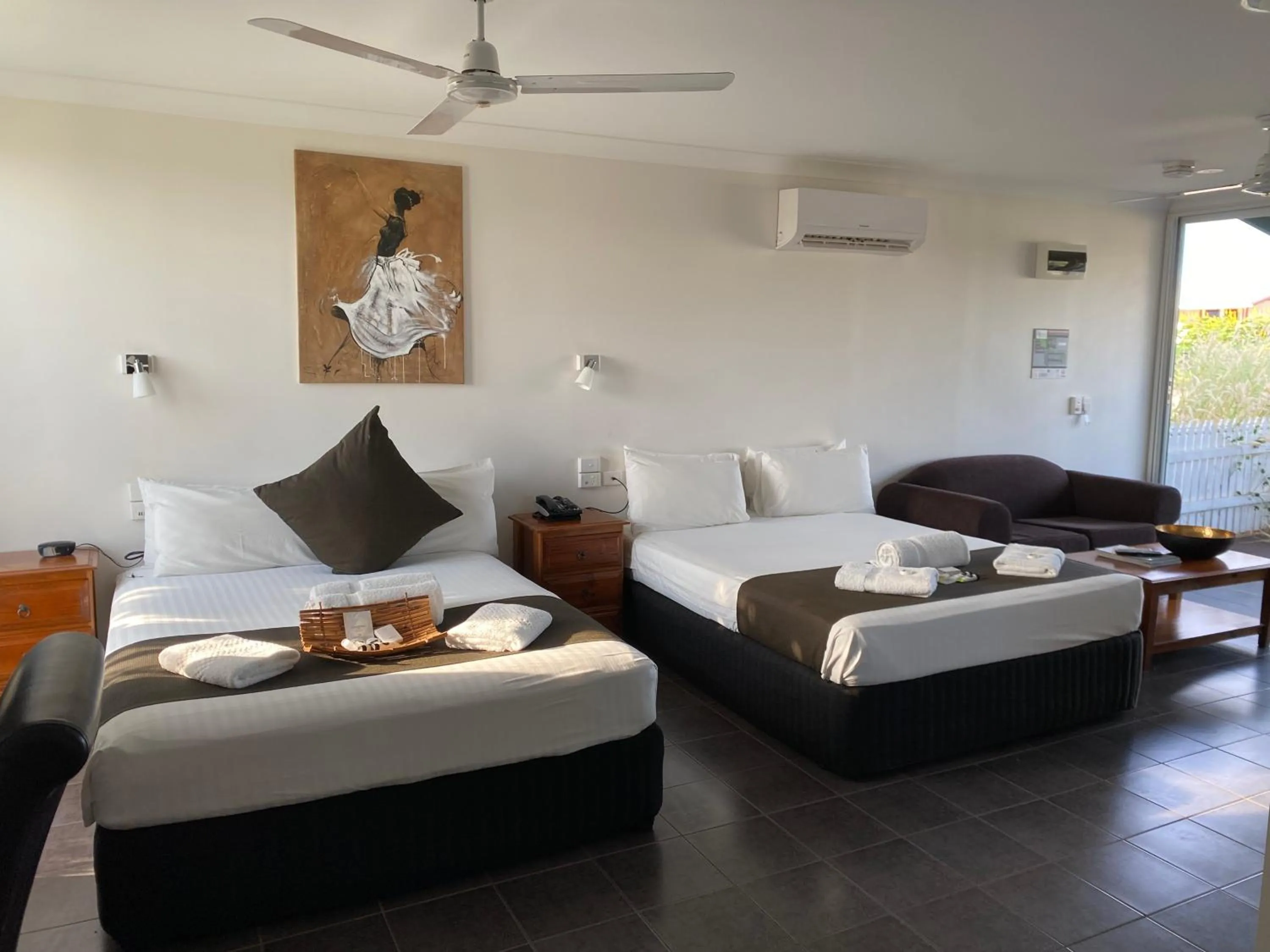 Bed in Darwin Resort