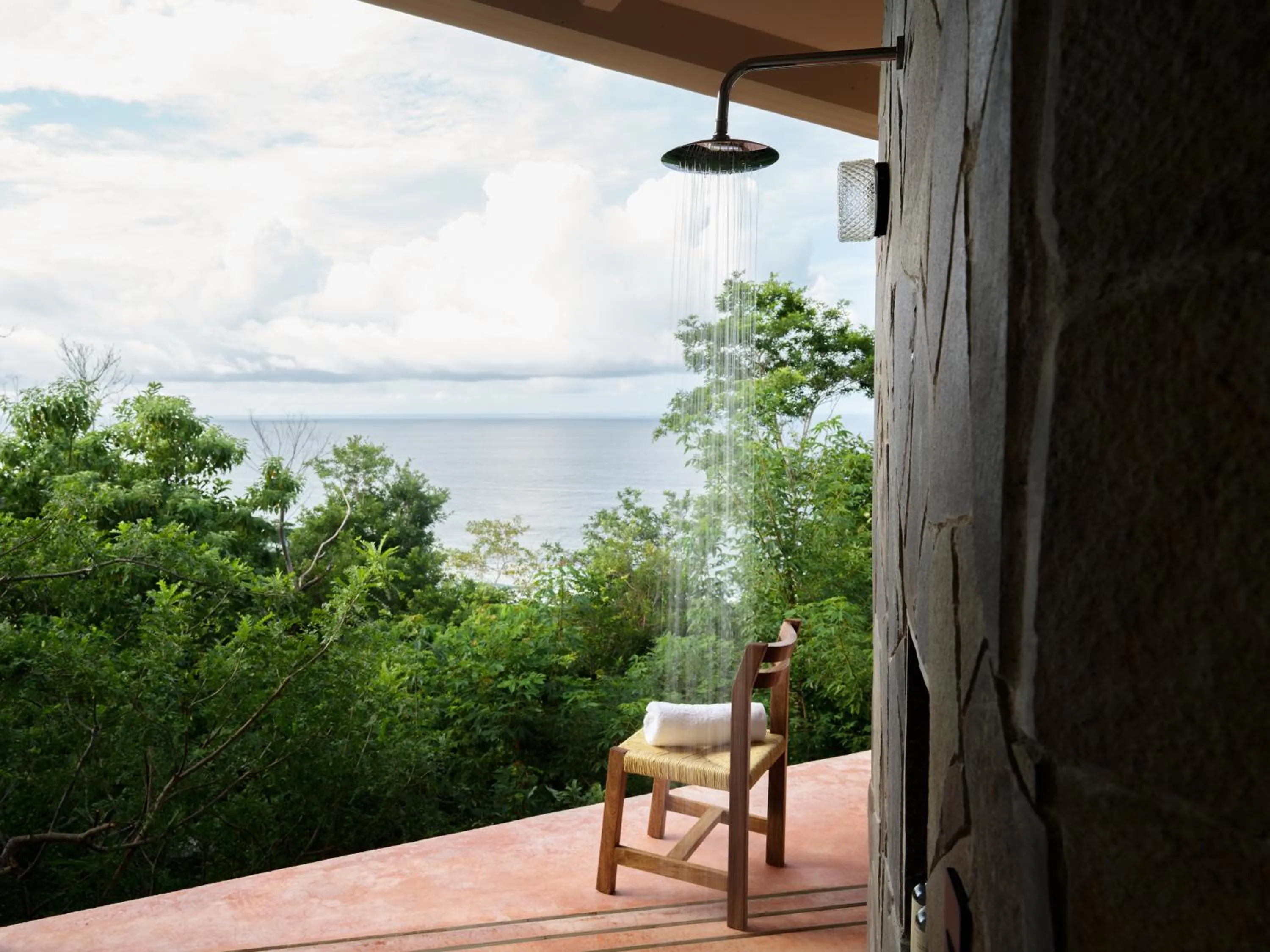 Shower in Cocolia Hotel