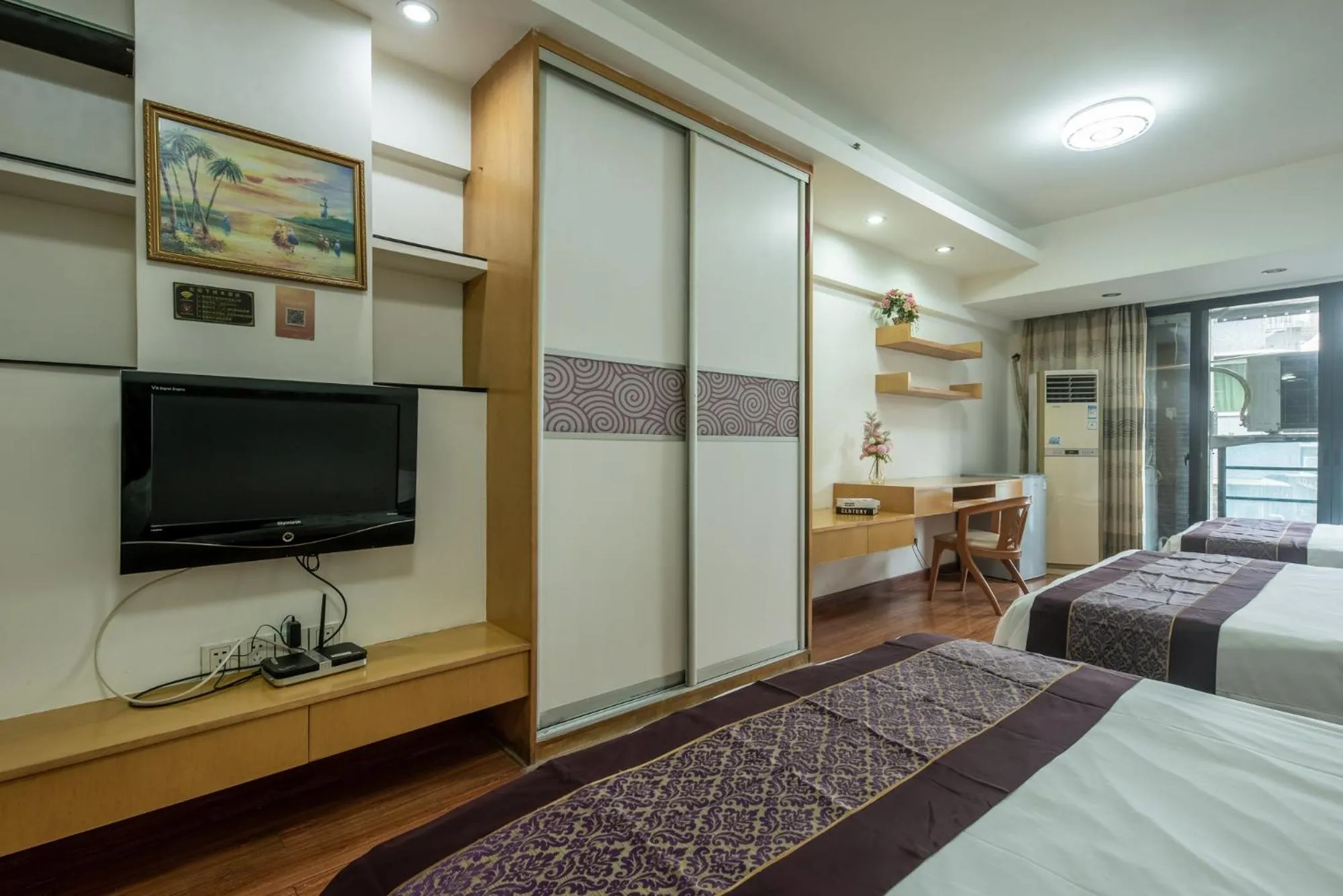 Bed in Mihua Times You Apartment