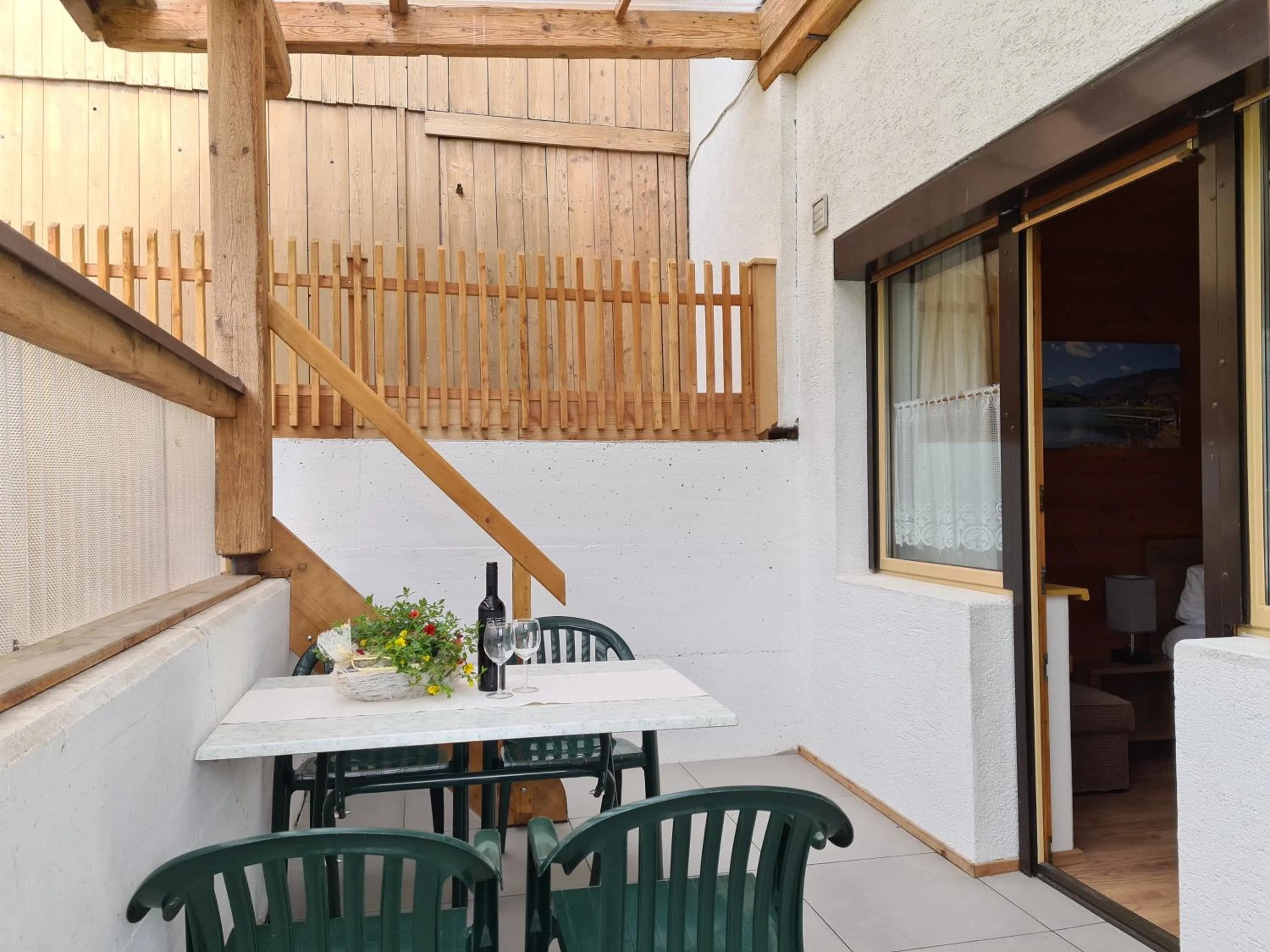 Balcony/Terrace in Aparthotel Buchauer-Tirol