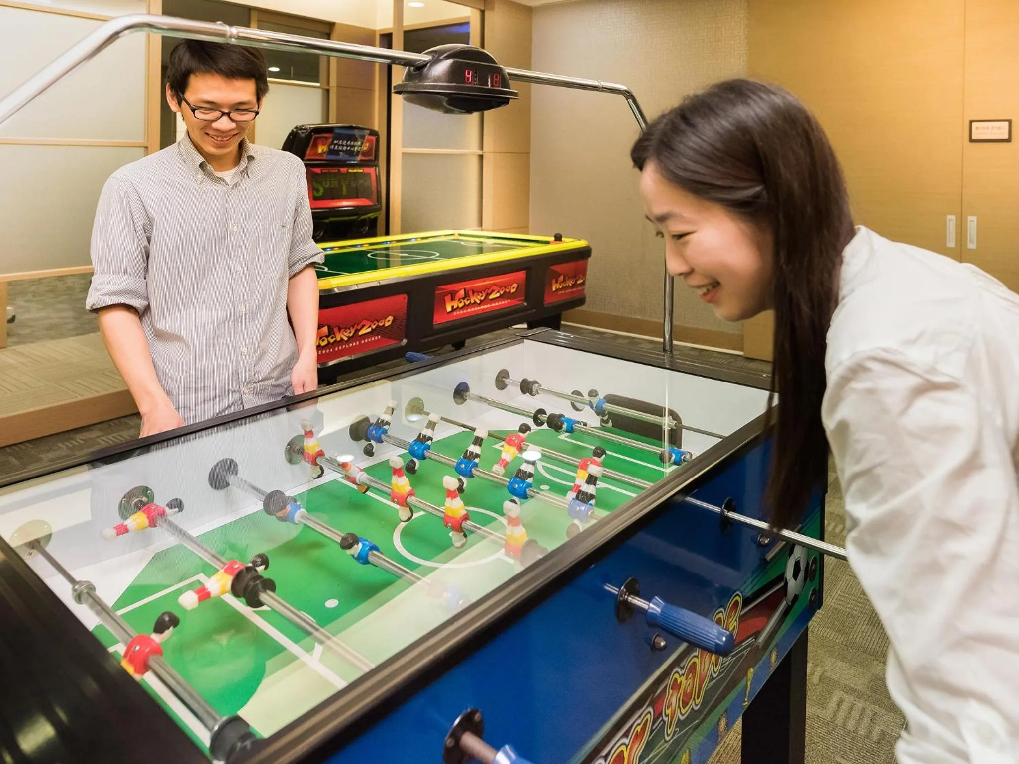 People in Sun Moon Lake Hotel