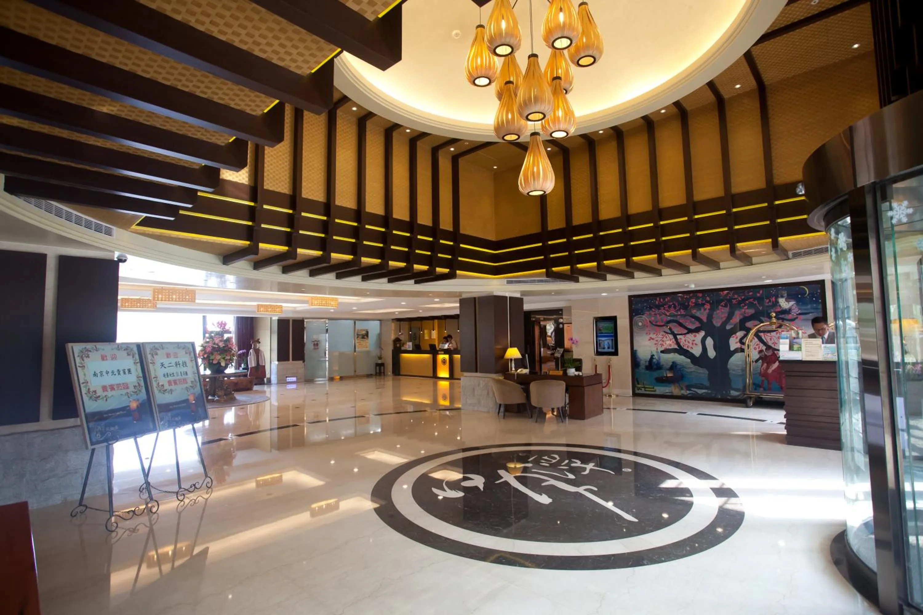 Decorative detail in Sun Moon Lake Hotel