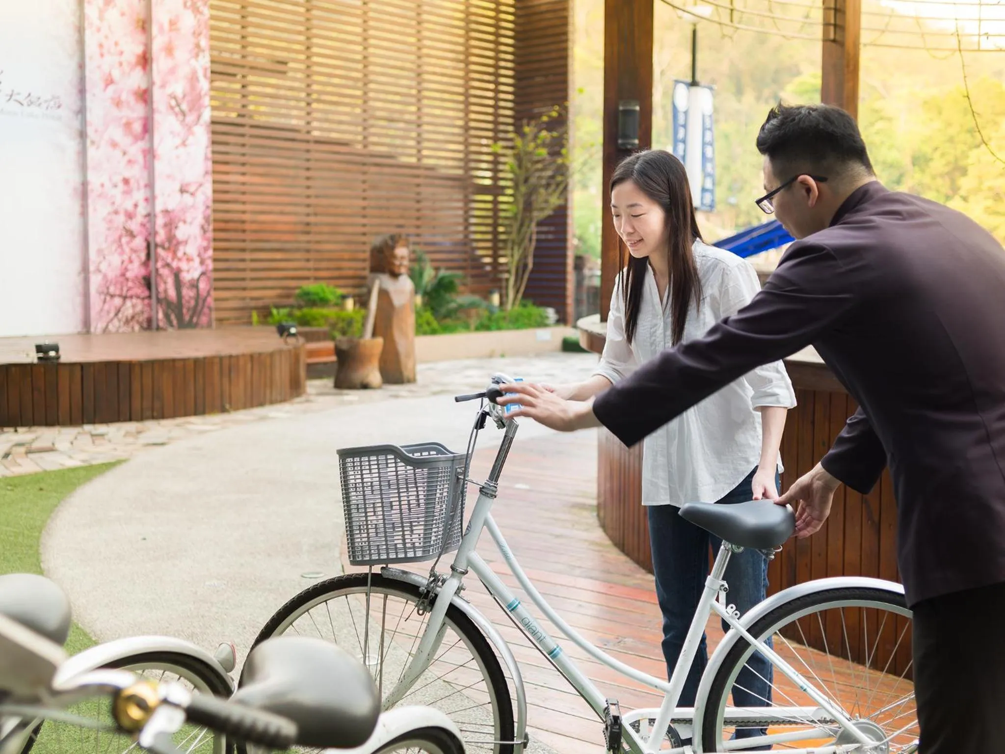 Cycling in Sun Moon Lake Hotel