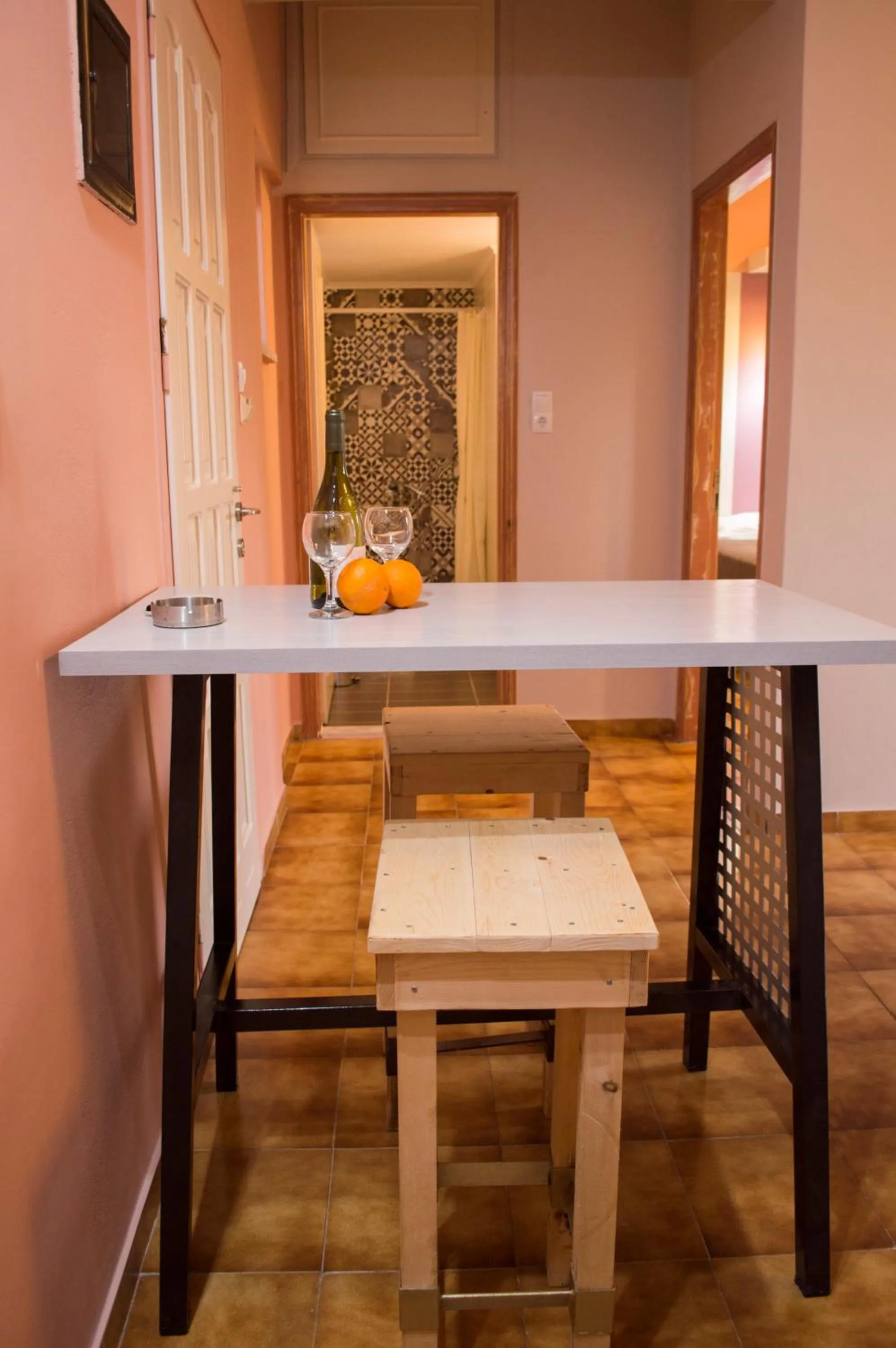 Dining area in Nireas Hotel