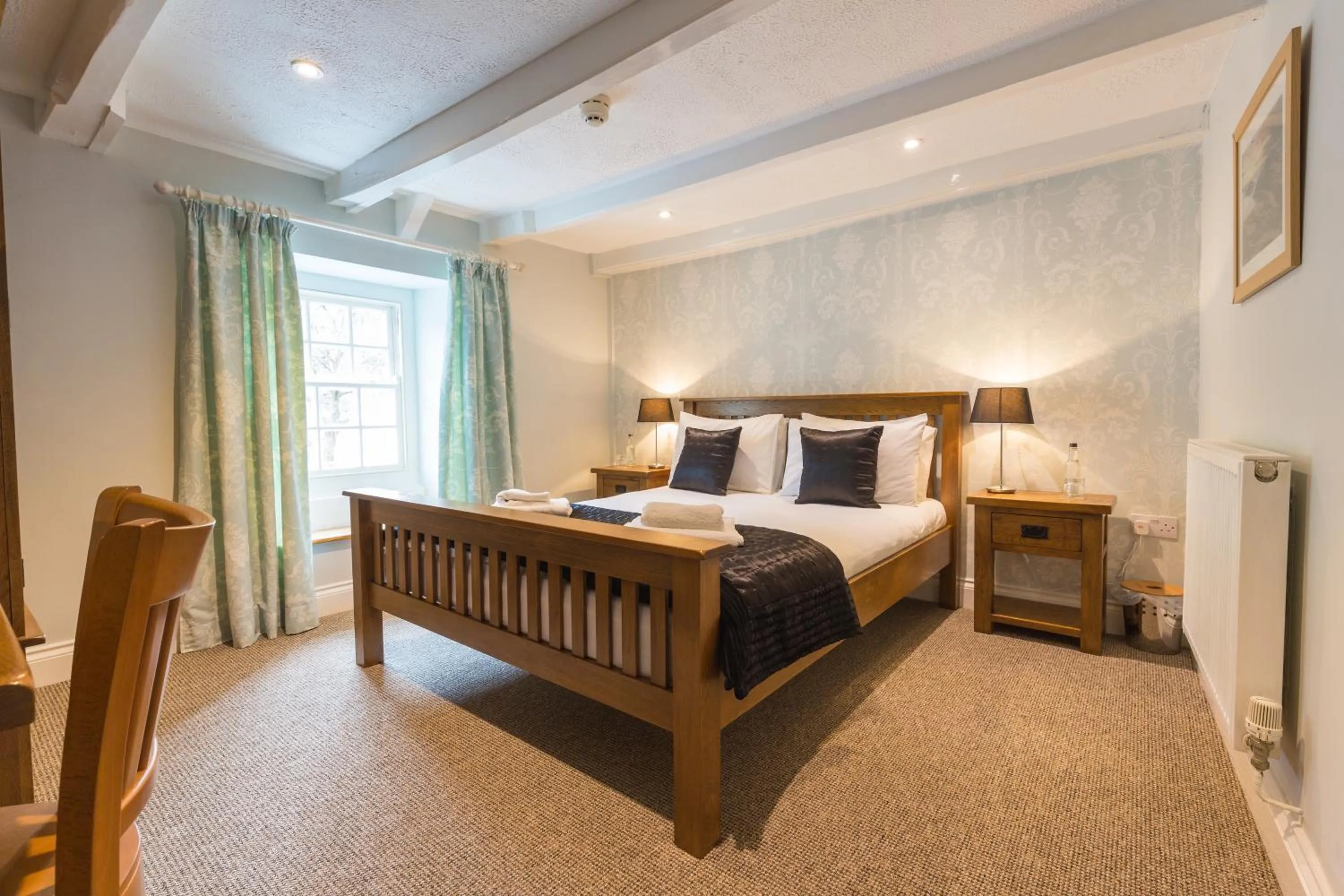 Bed in The Cambrian Inn