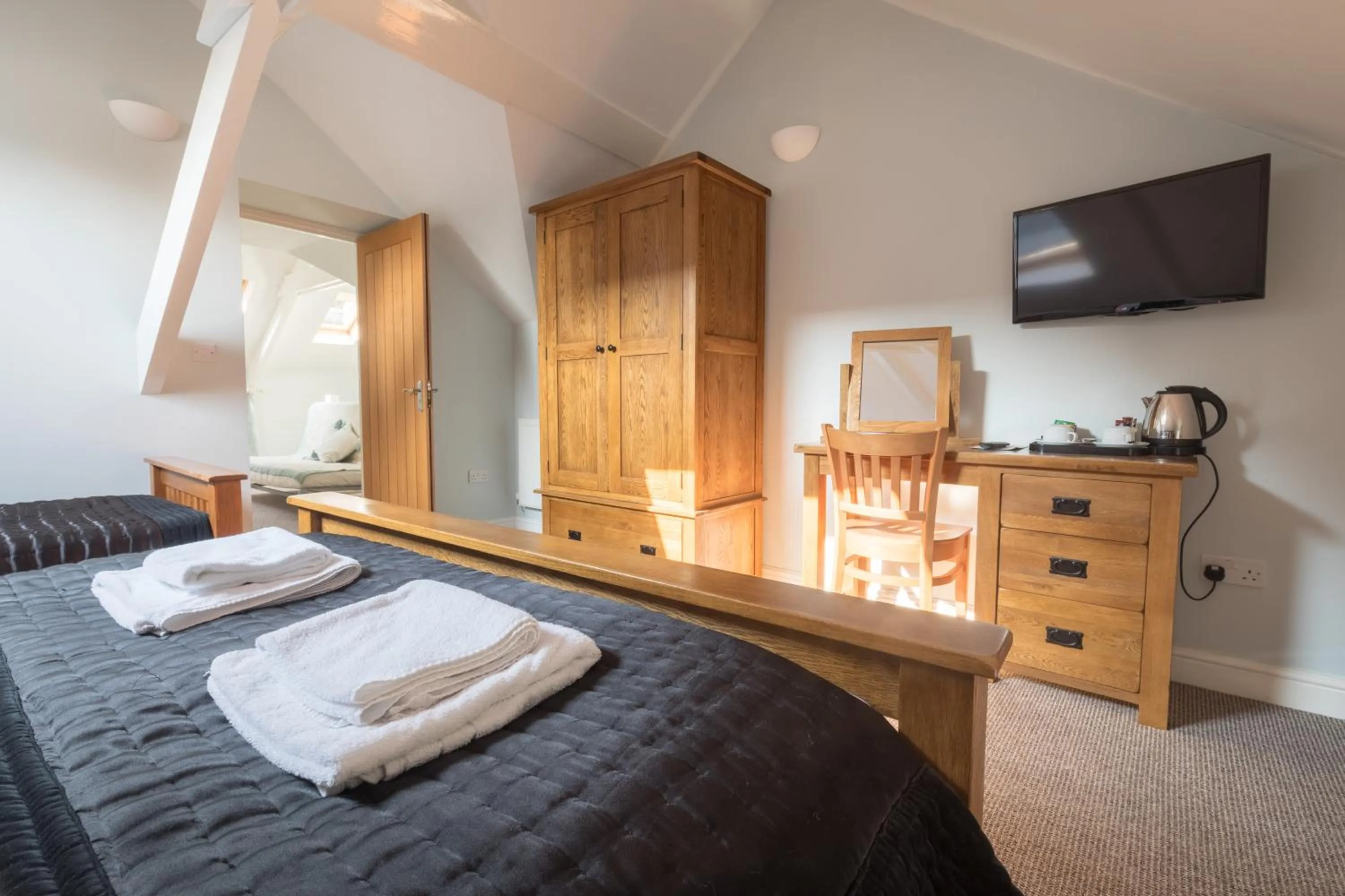 Bed in The Cambrian Inn