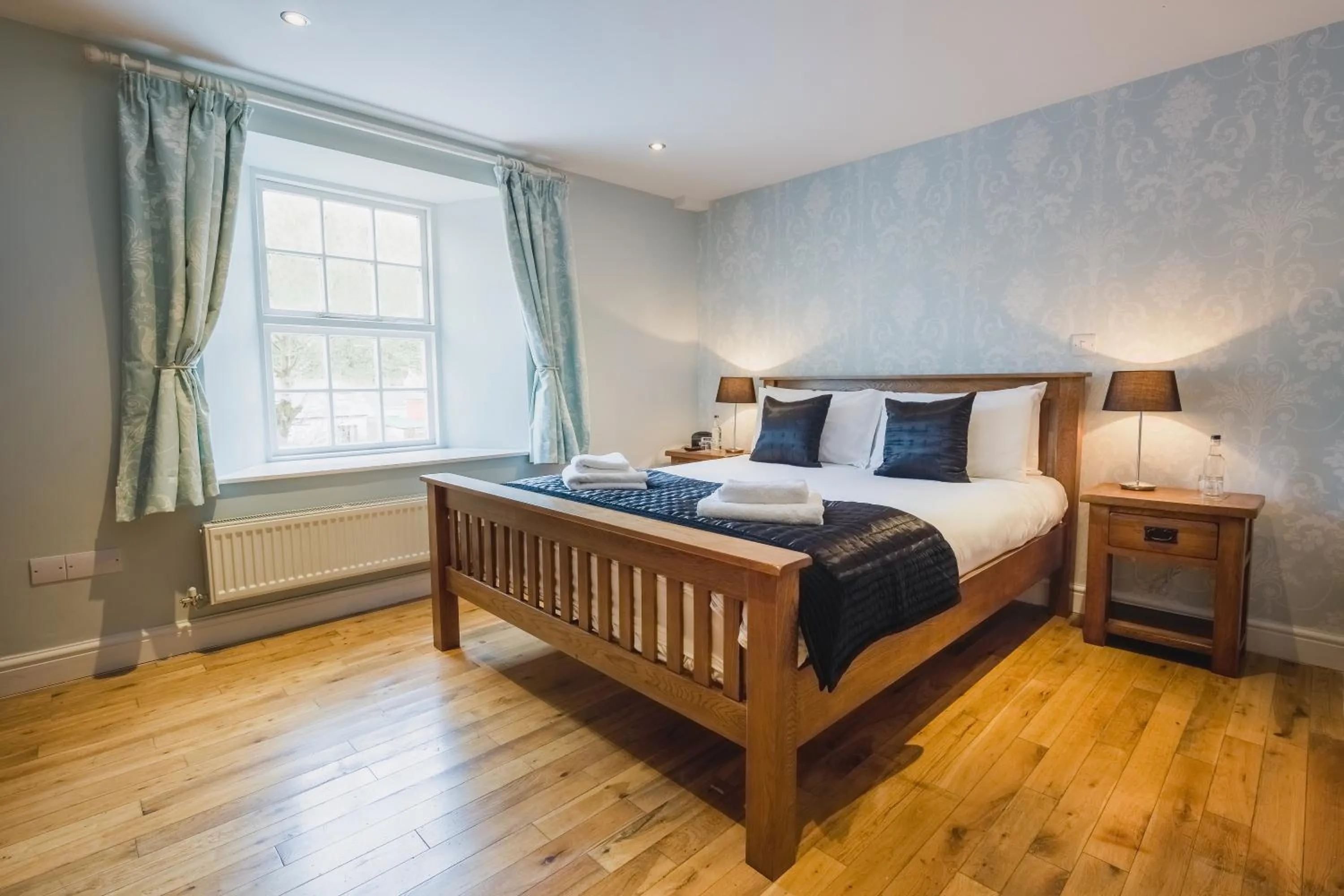 Bed in The Cambrian Inn