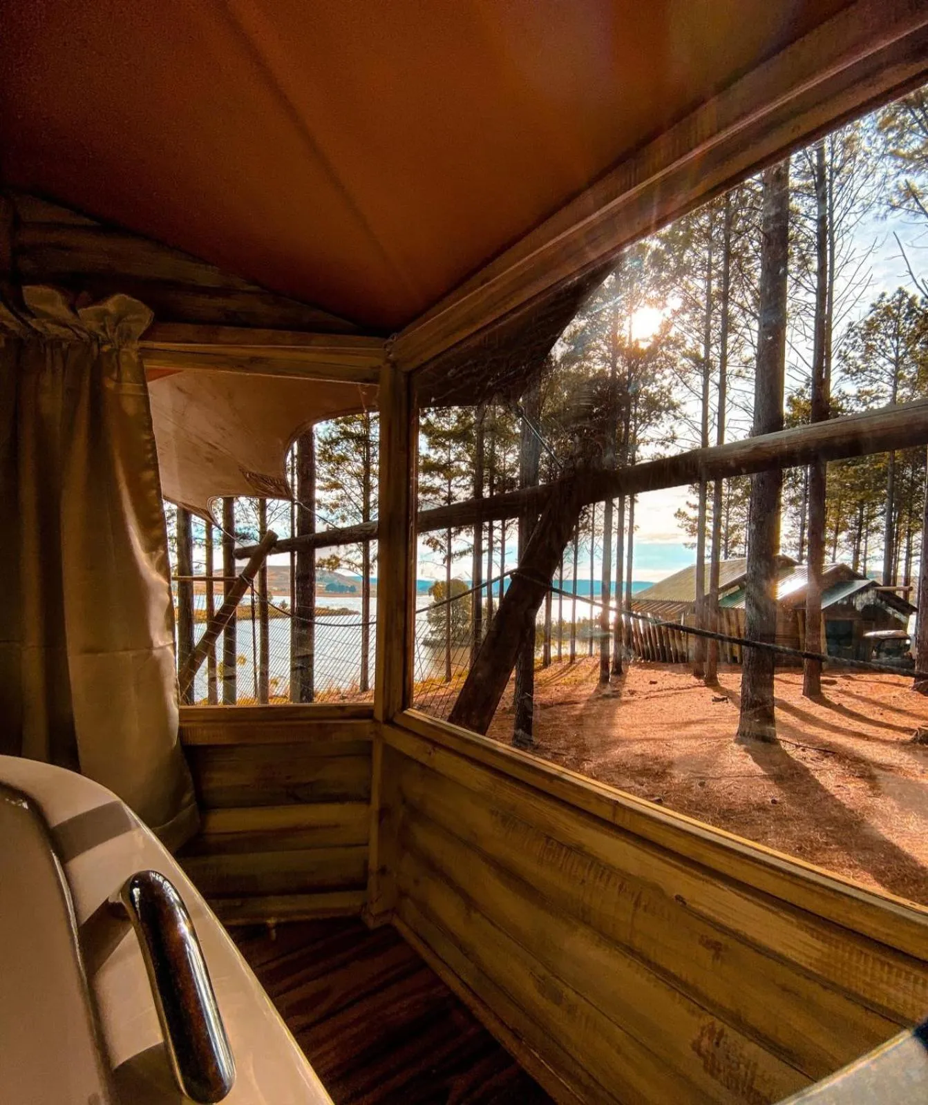 Lake view in Tedesco Eco Park