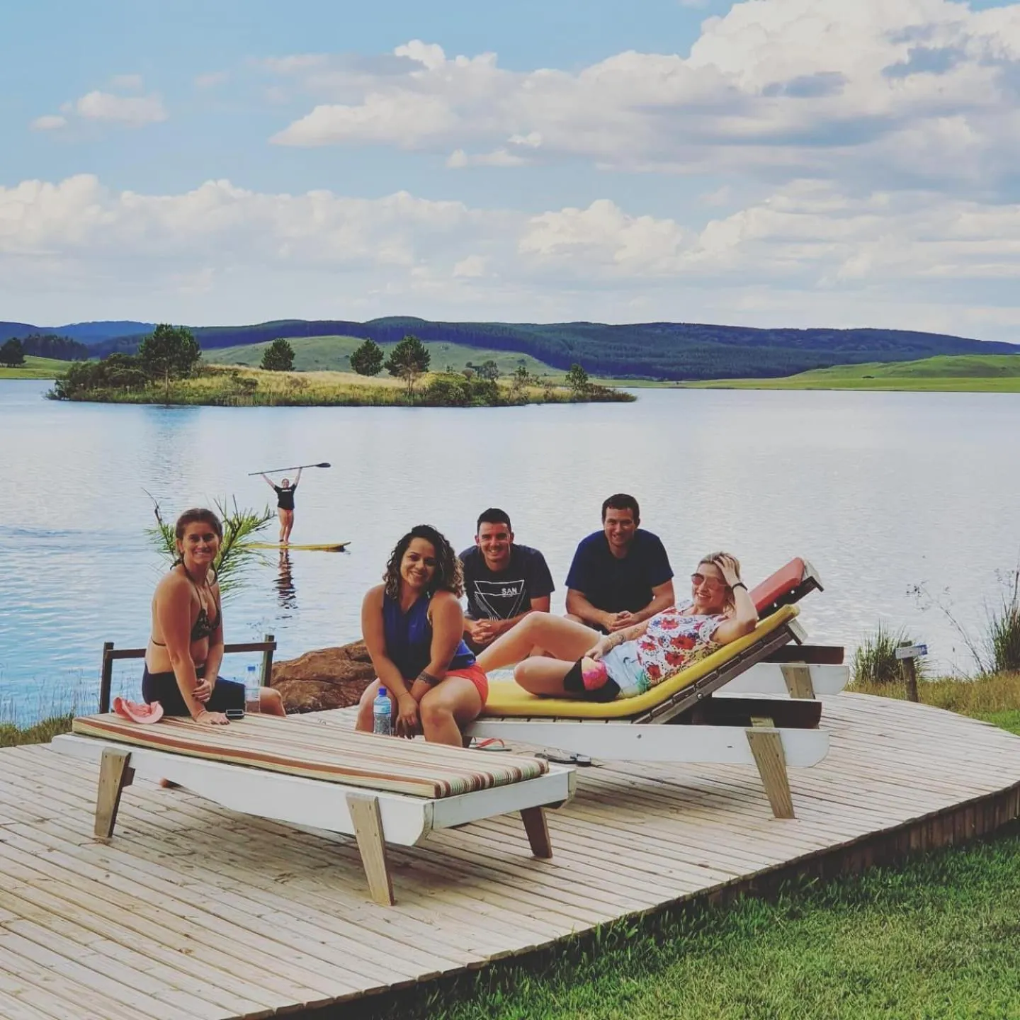 People in Tedesco Eco Park