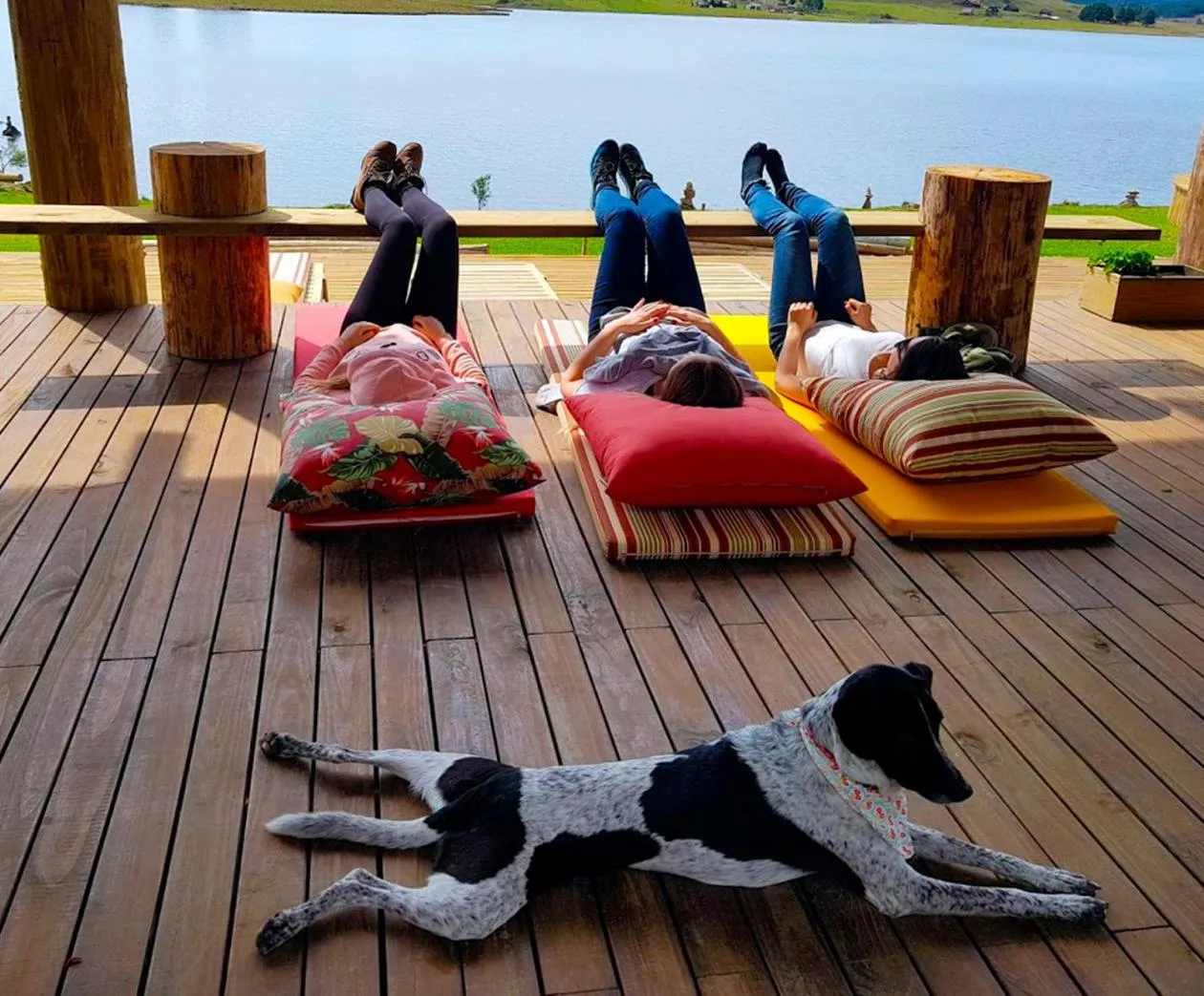 People in Tedesco Eco Park