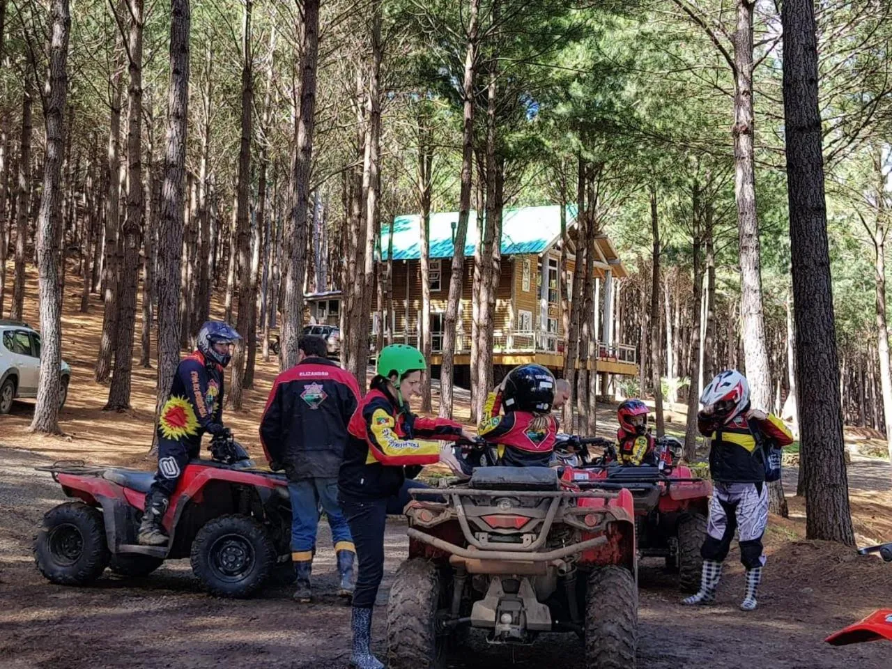People in Tedesco Eco Park