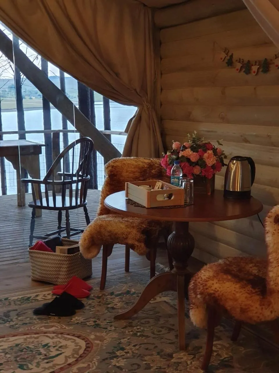 Seating area in Tedesco Eco Park