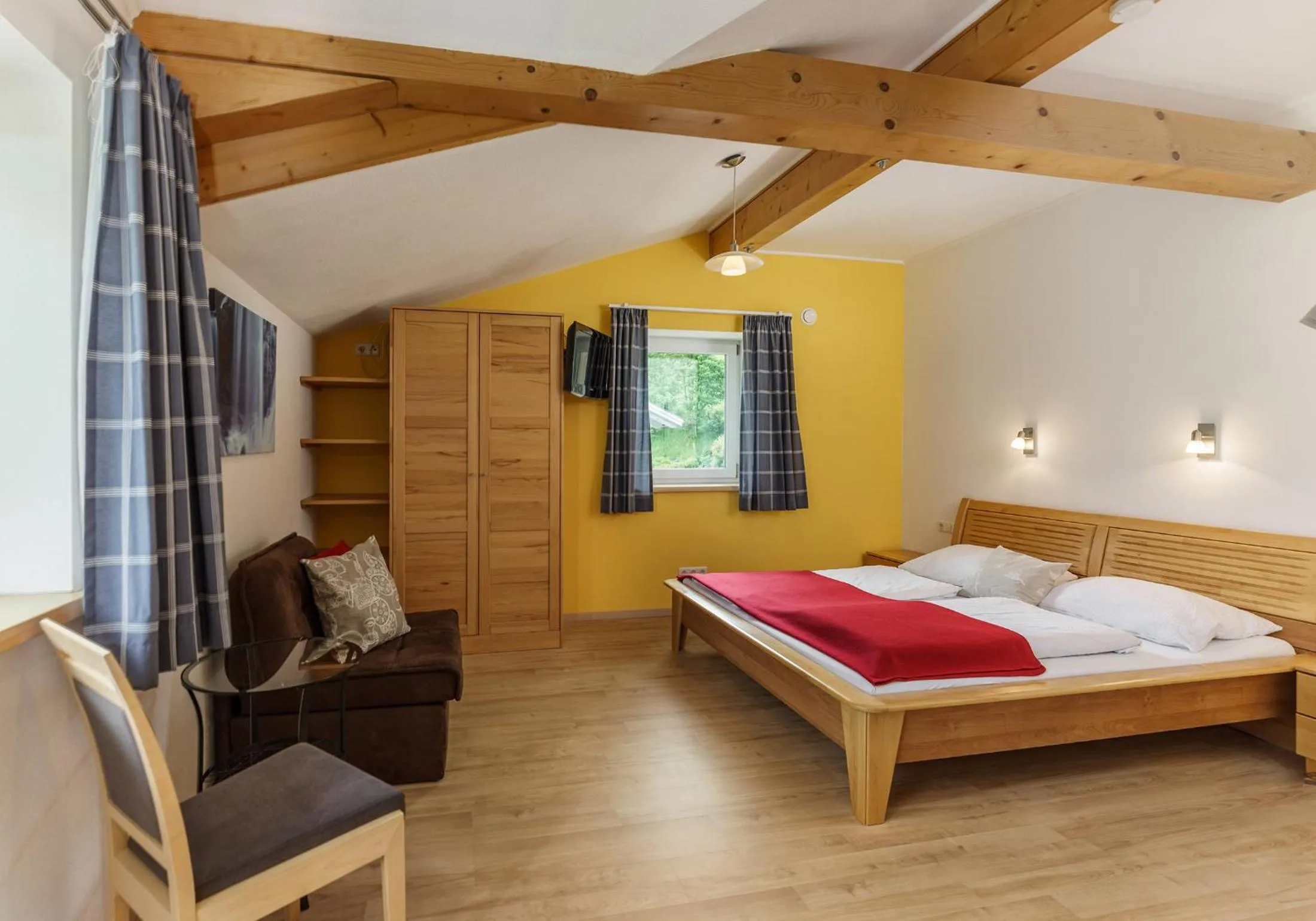 Bedroom, Bed in Appartements Naturnah