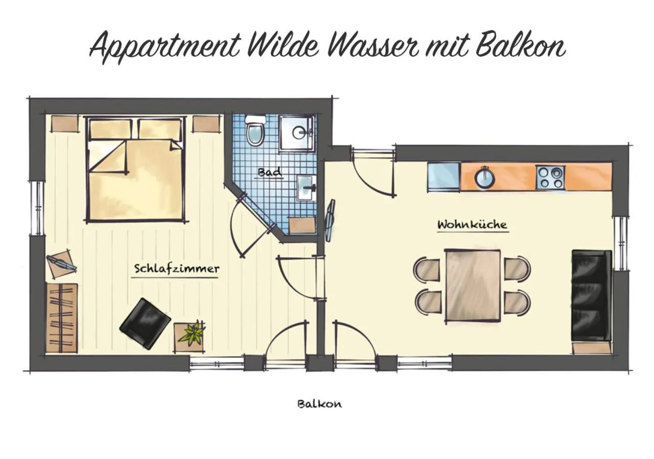 Floor plan in Appartements Naturnah