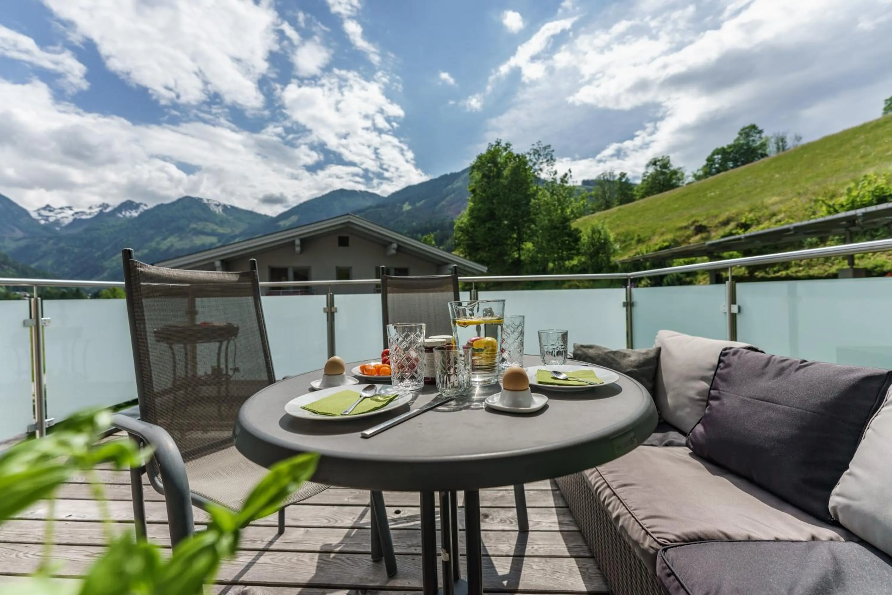 Balcony/Terrace in Appartements Naturnah