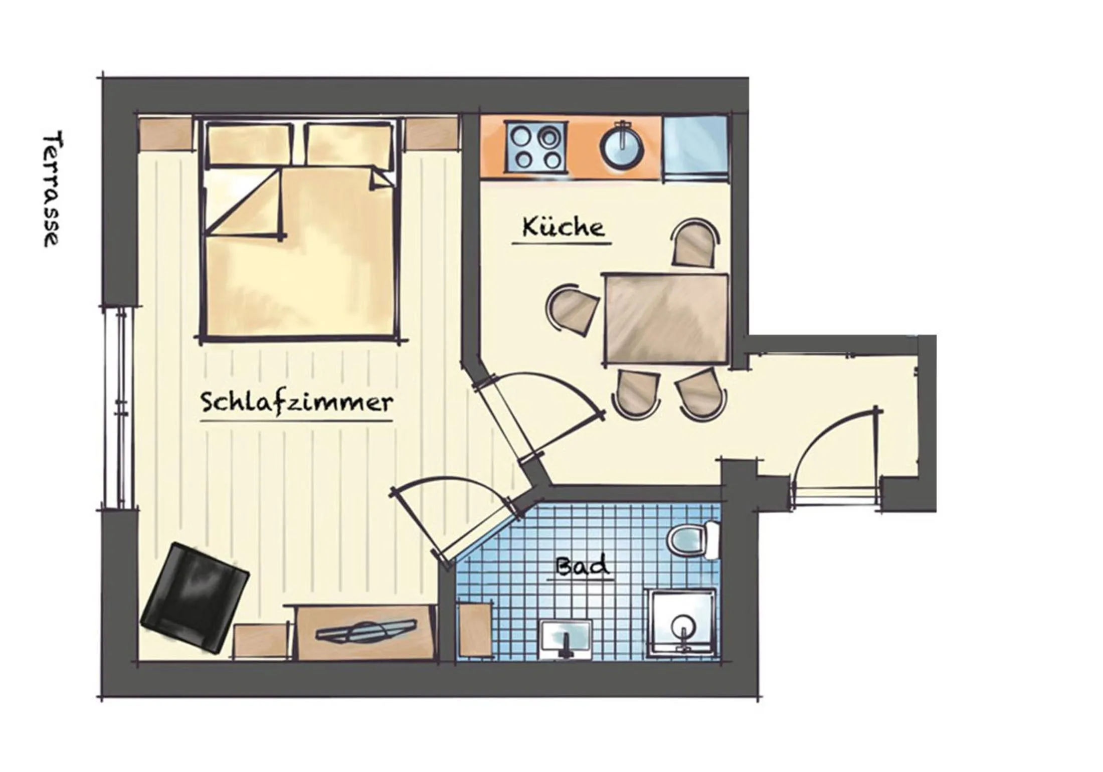 Floor plan in Appartements Naturnah