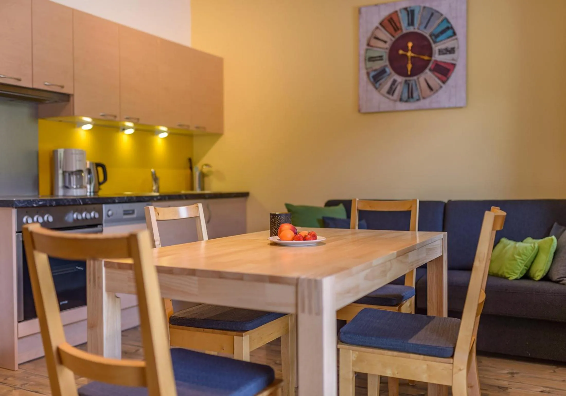 Kitchen or kitchenette in Appartements Naturnah