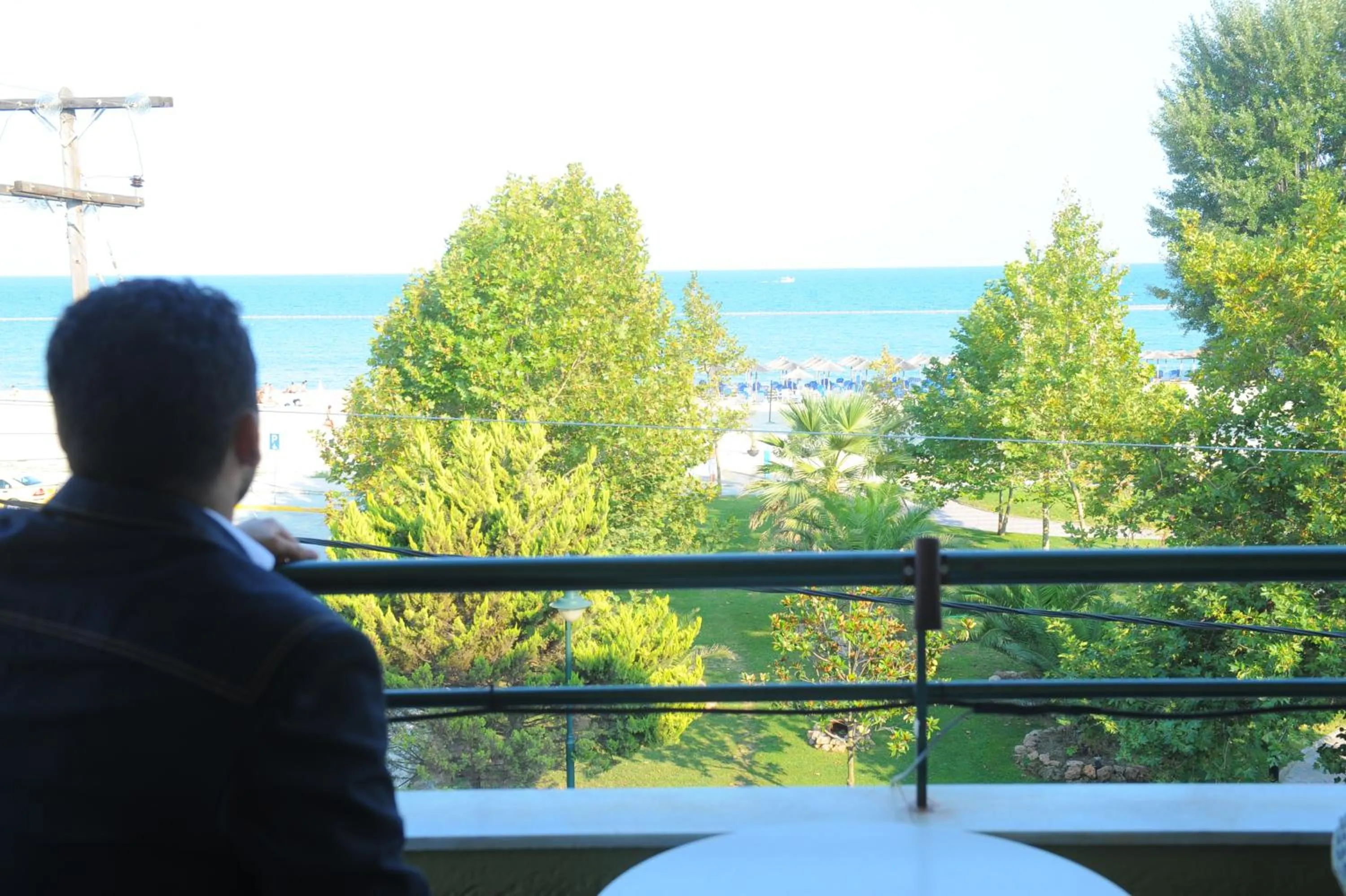Balcony/Terrace in Hotel Platon Beach
