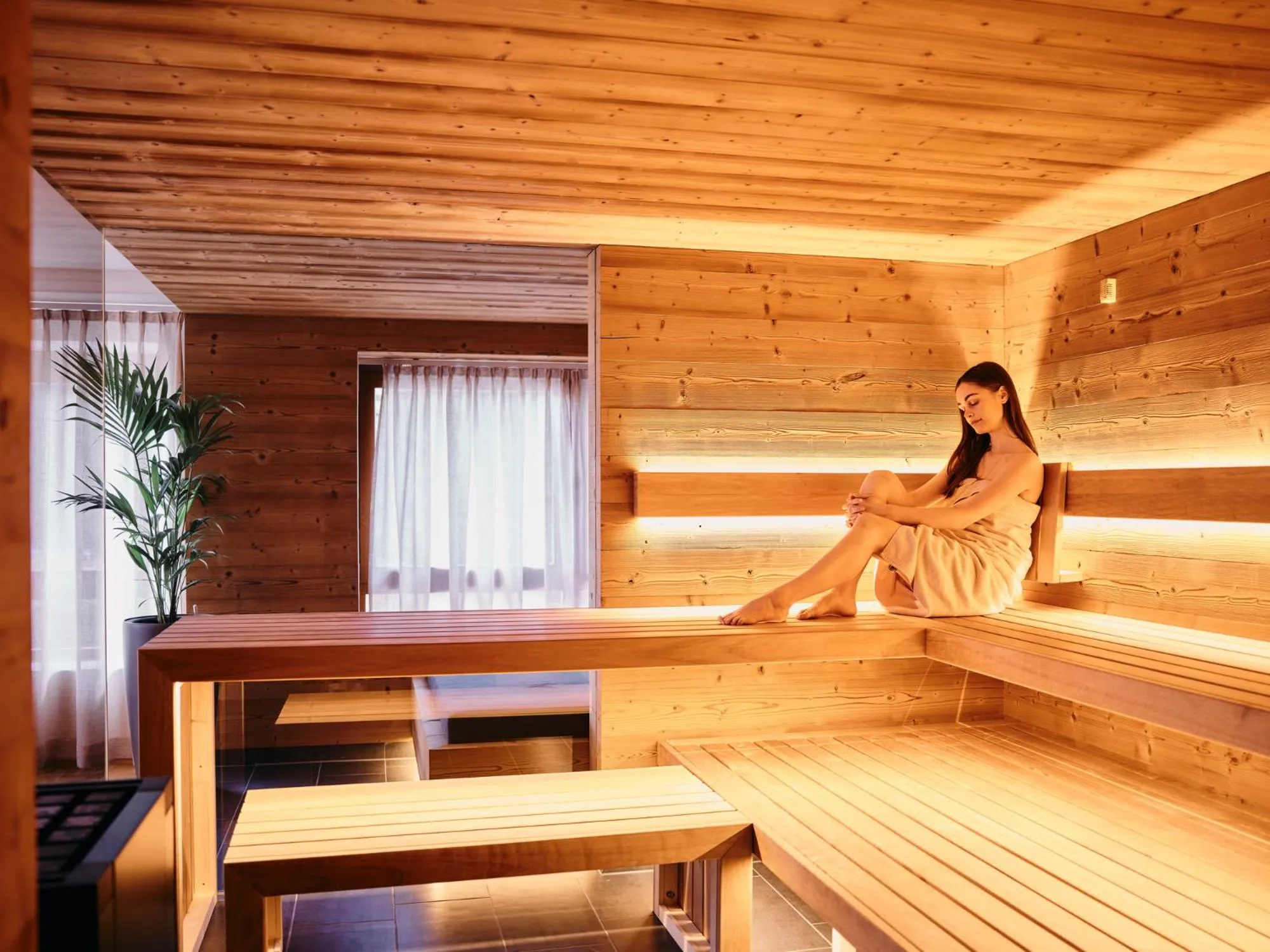 Sauna in TAUROA G'Schlössl Murtal