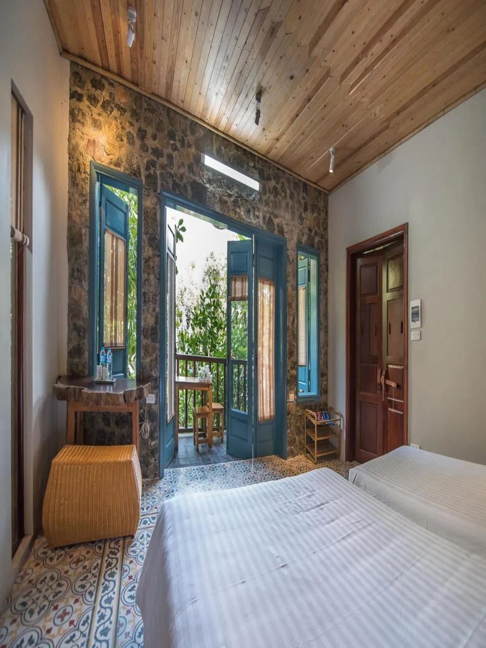 Bed in LittleTamCoc Boutique Villa Ninh Binh