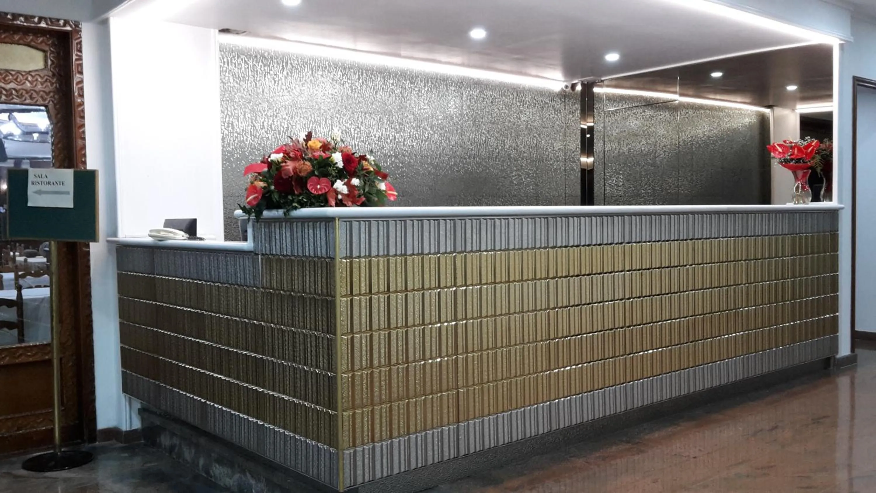 Lobby or reception in Grand Hotel Pavone