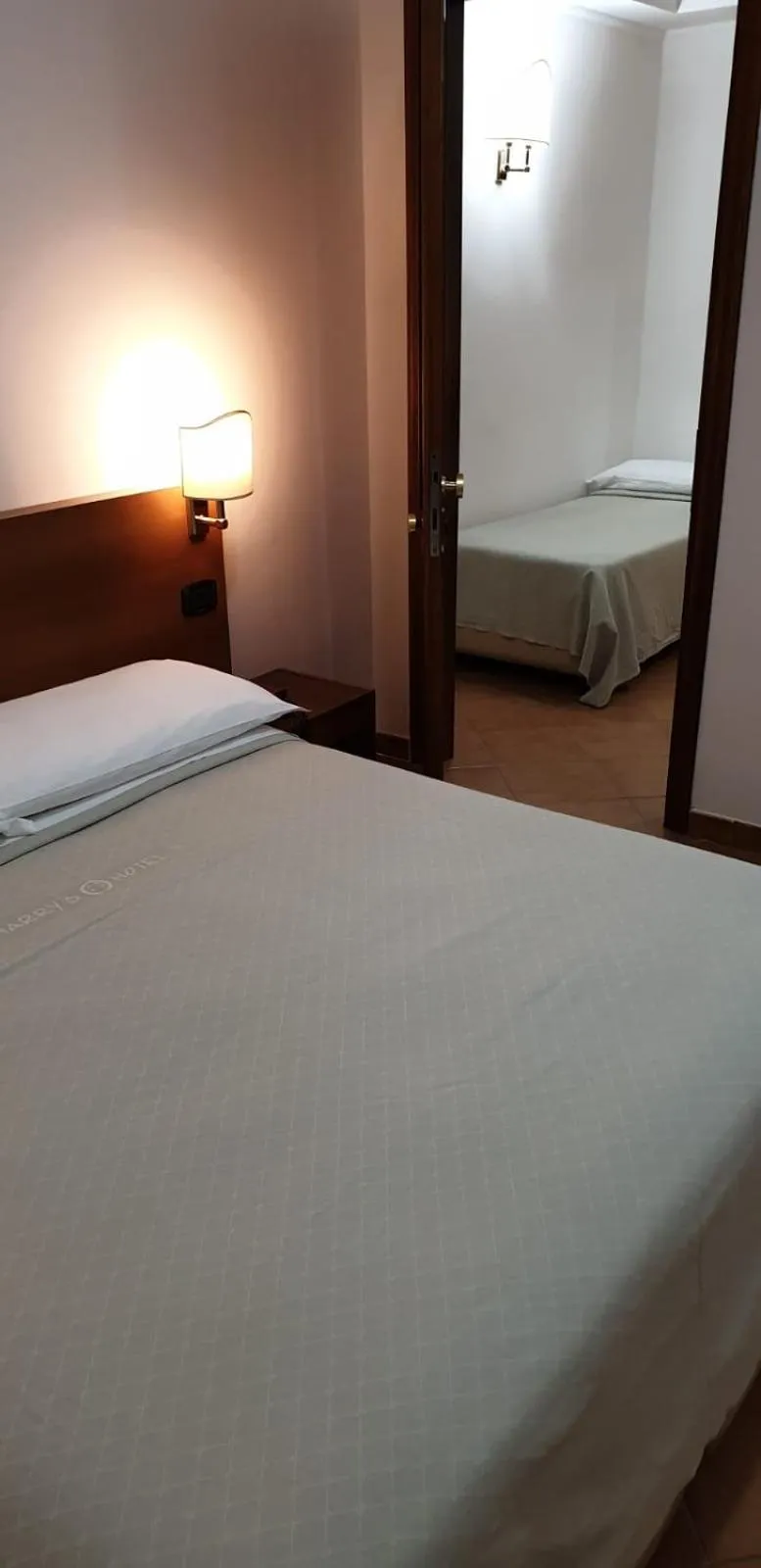 Bed in Grand Hotel Pavone