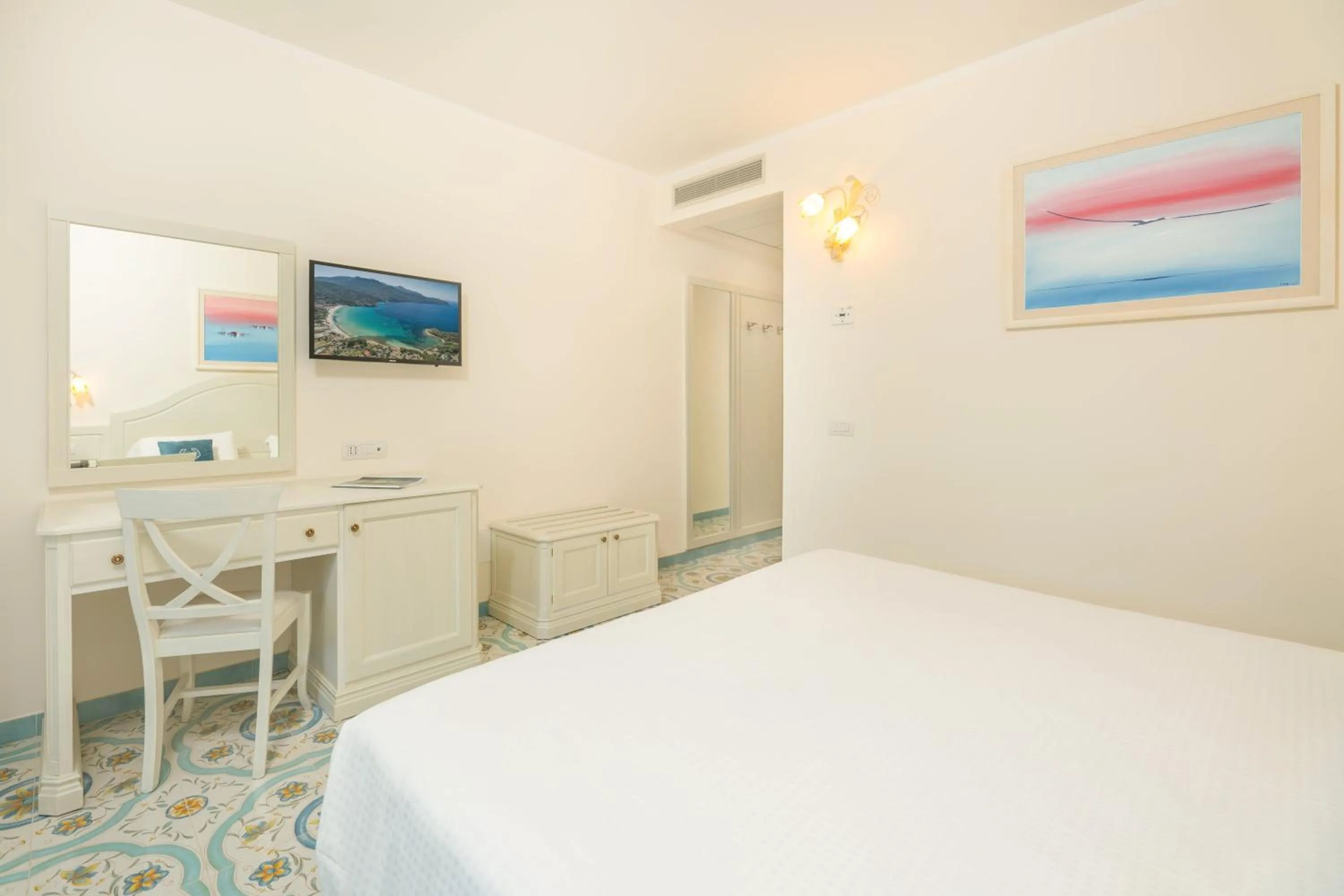 Bed in Hotel Del Golfo