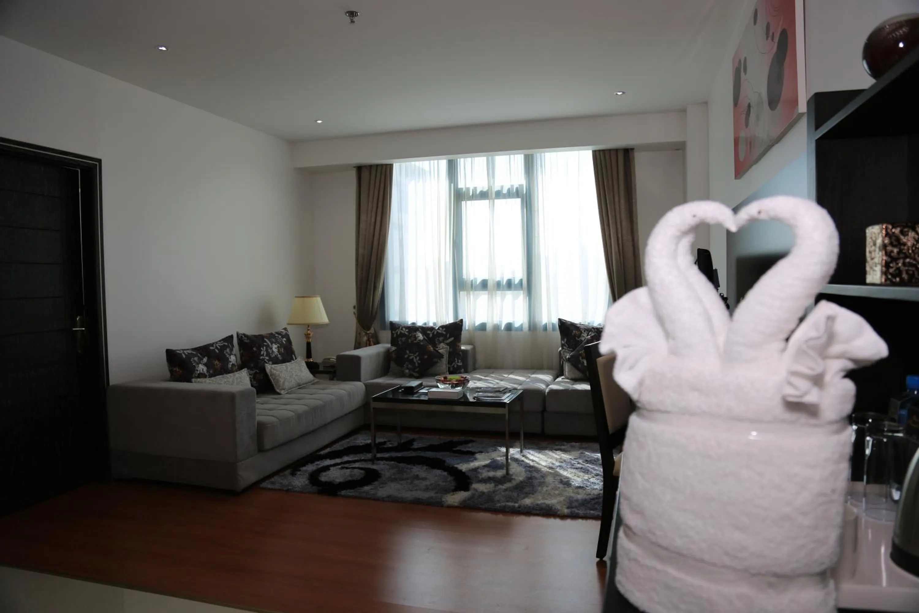 Decorative detail in The Olive Hotel, Juffair